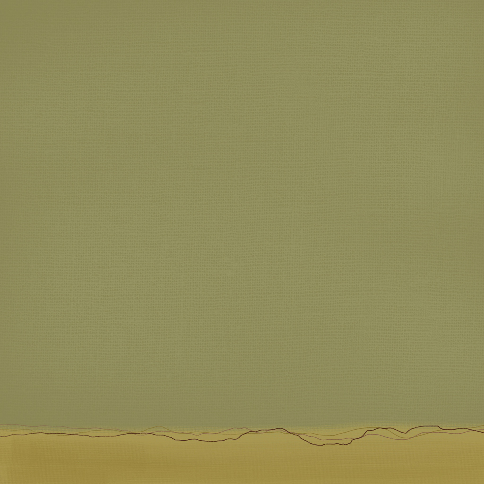 Arrangement in Gold and Green/Three Lines