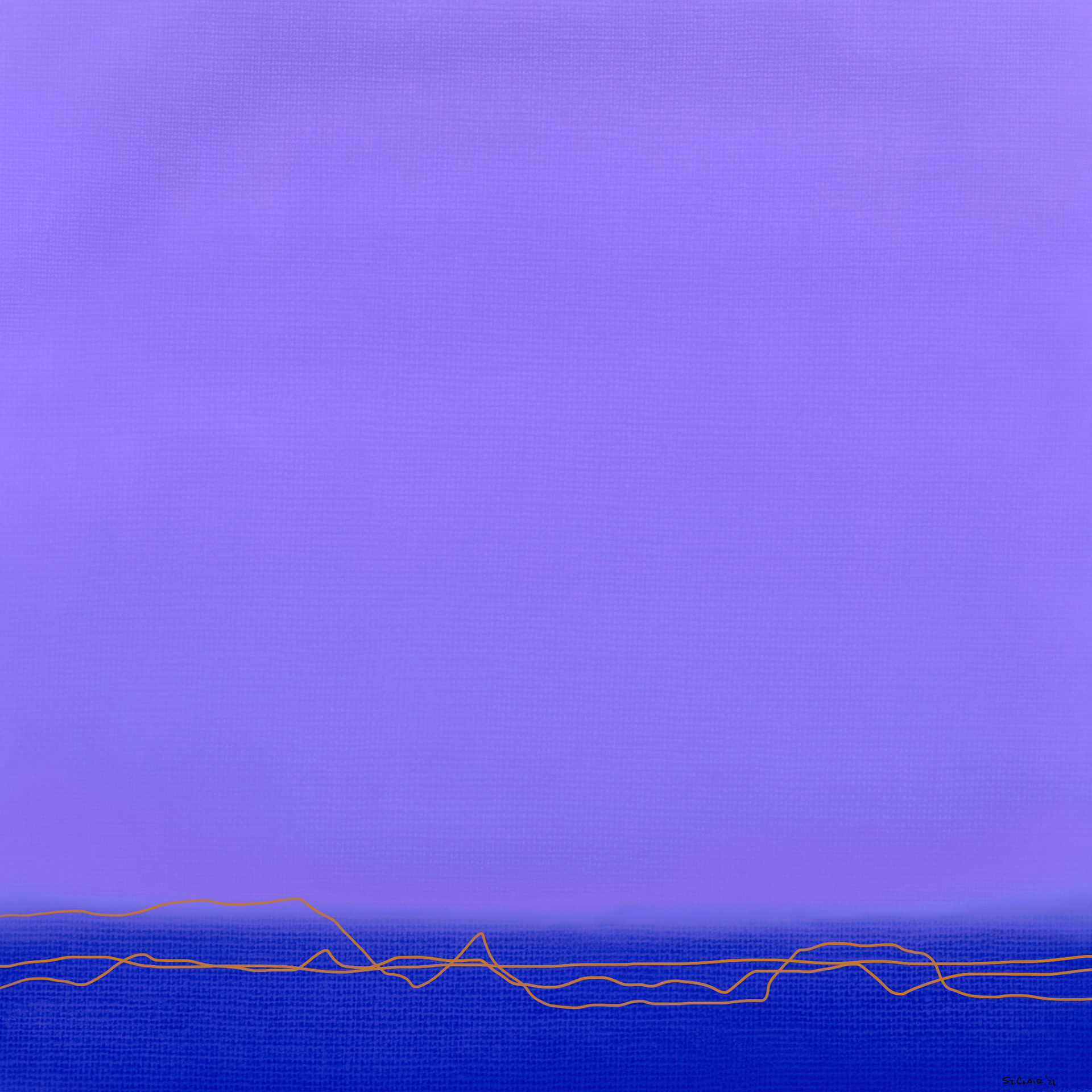 Three Orange Lines