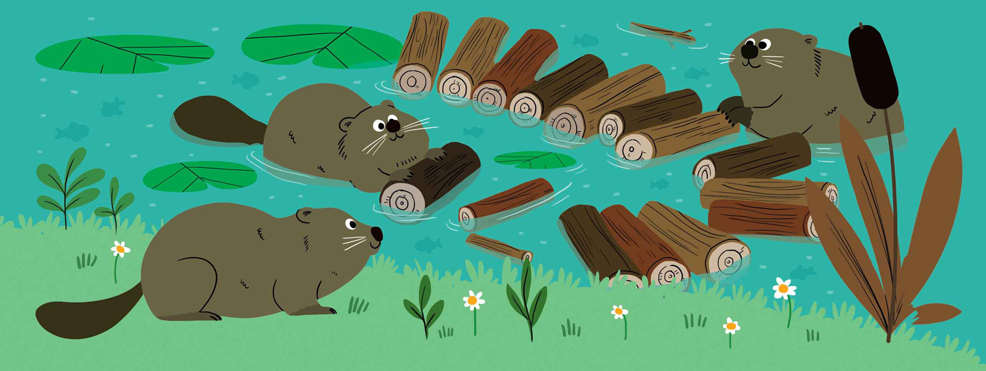 Illustrations pour un cahier de maternelle