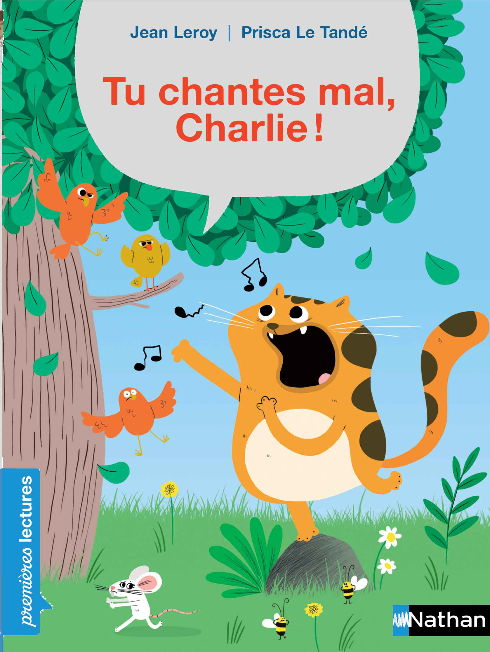 Illustrations pour le livre première lecture " Tu chantes mal, Charlie"