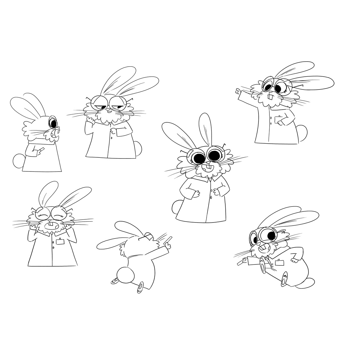 Création des personnages, posings