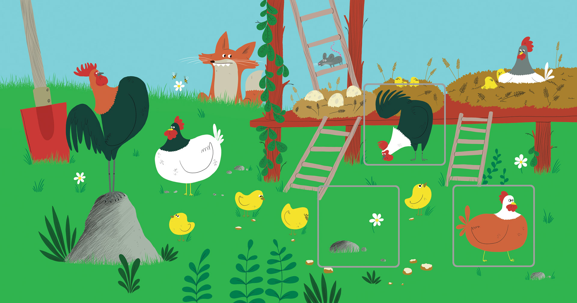Illustrations pour un livre memory
