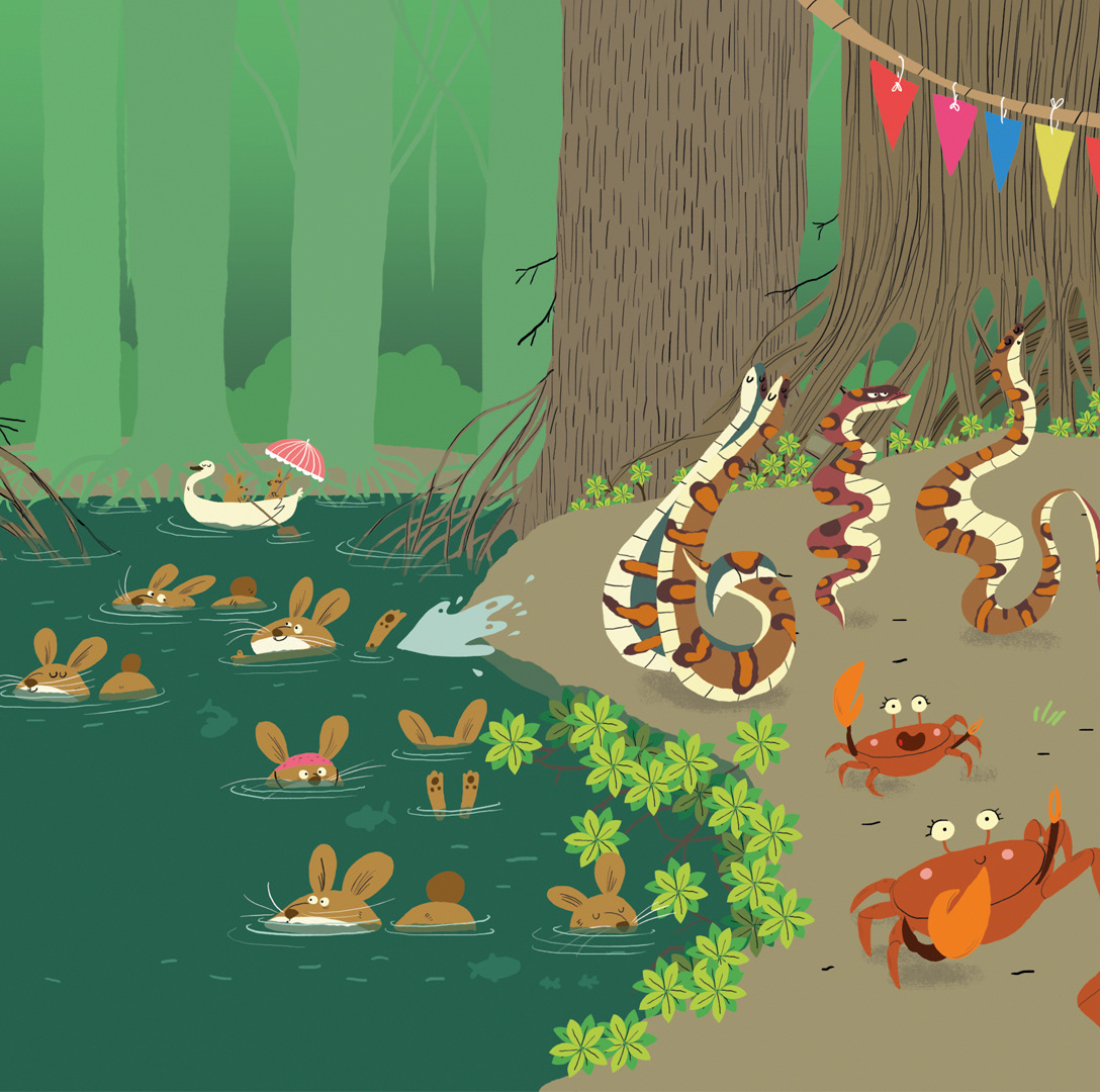 Illustrations pour l'album "Comment" , opération Mac Donald