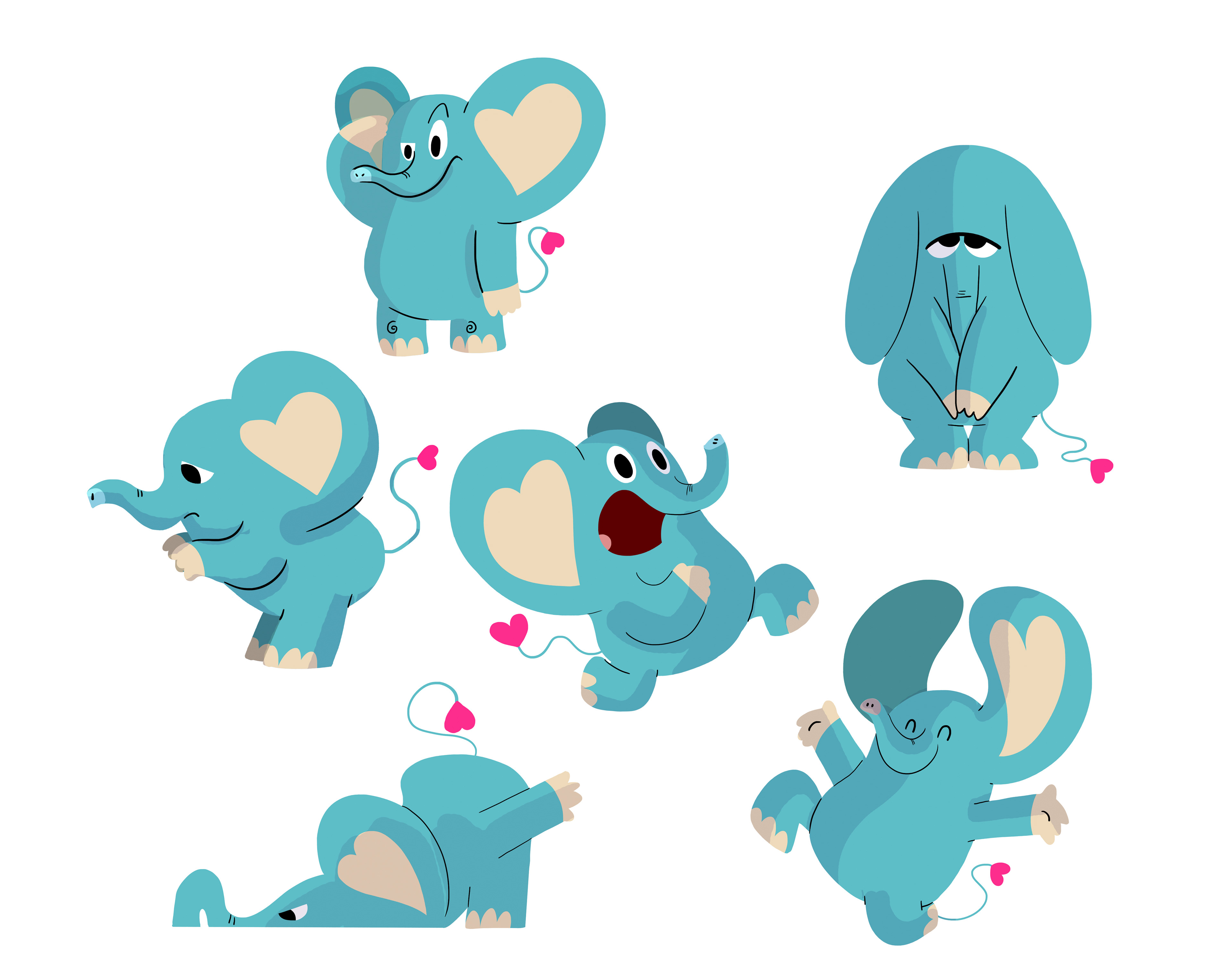 Recherches de personnages pour Wildseed animation