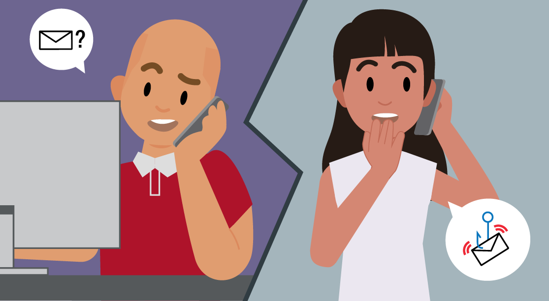Calling to Confirm Email