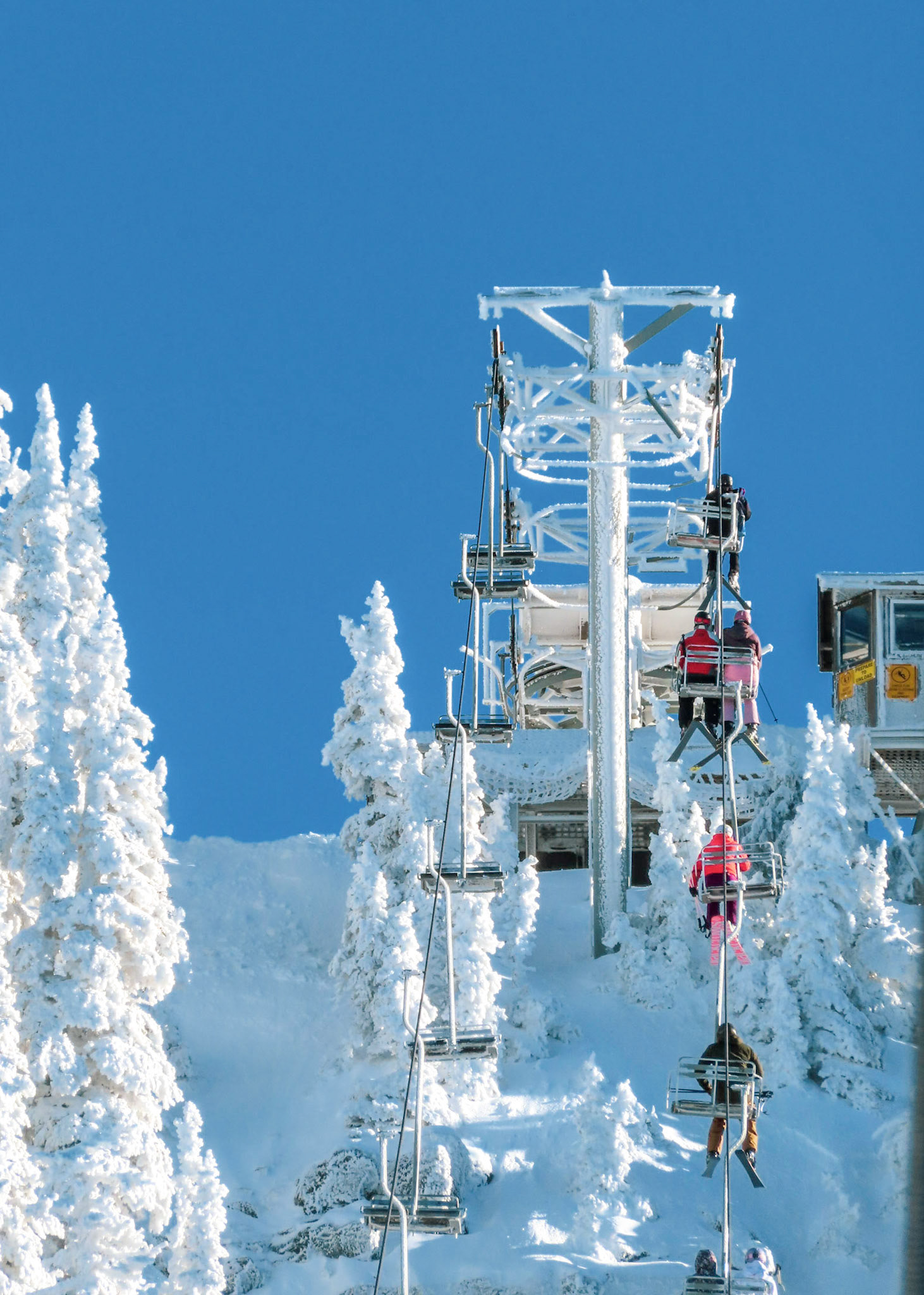 Ski Tips Up