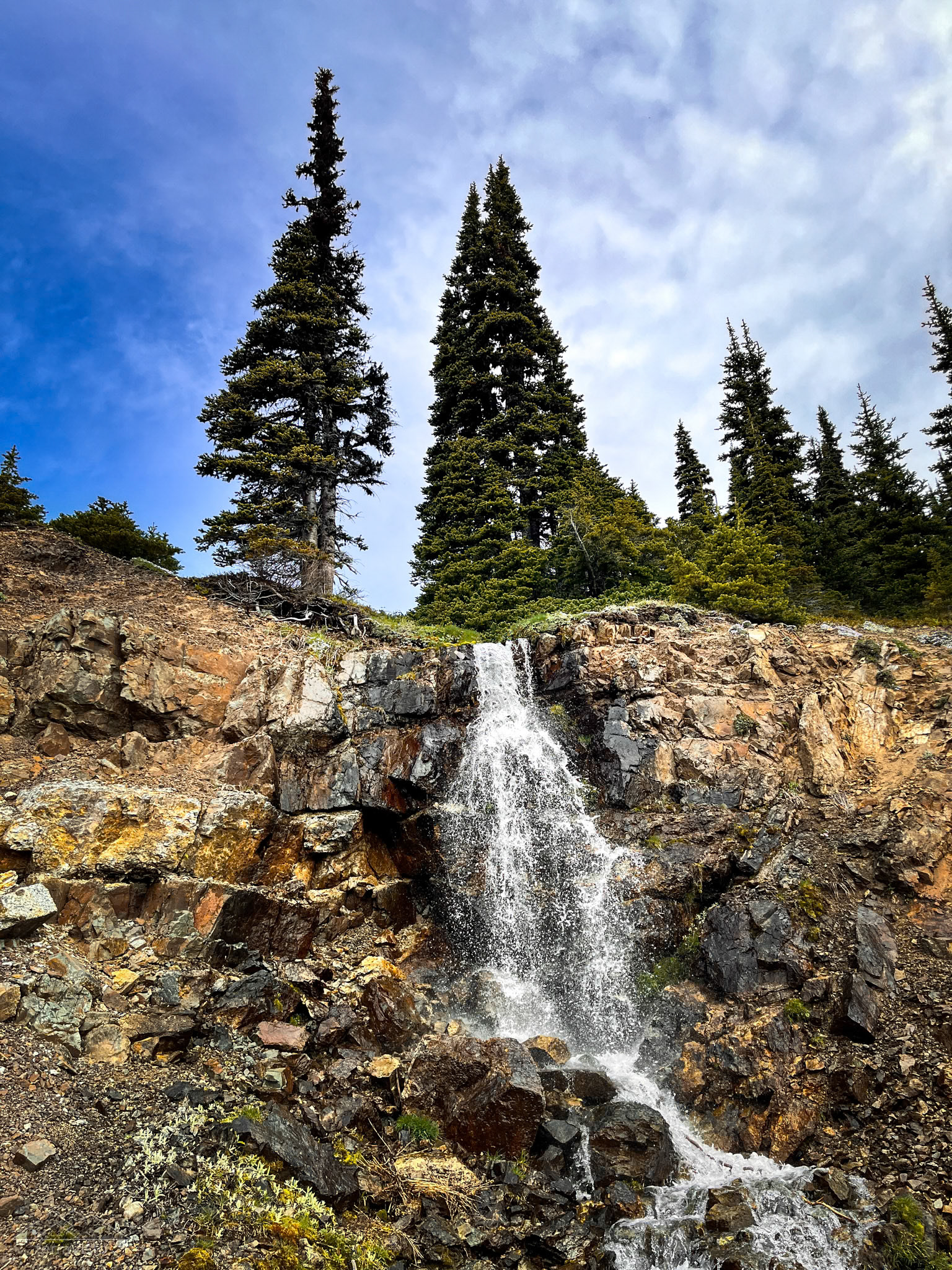 Kelleys Gap Waterfall, Crystal Mountain Ski Area
