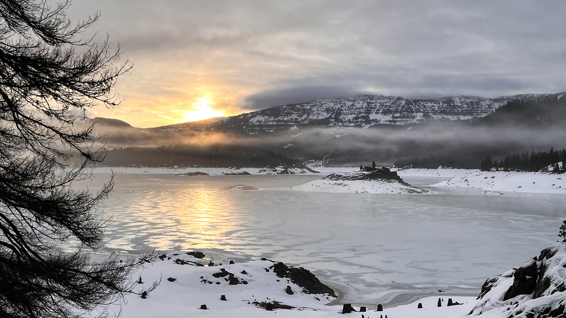 Icy Sunrise