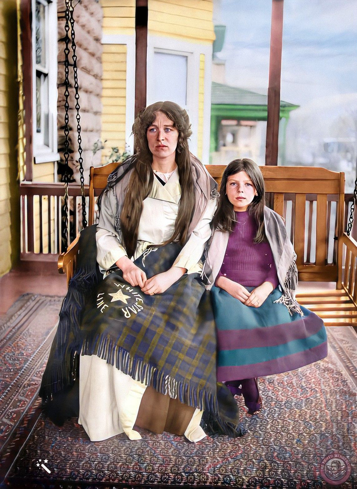 Survivors Marjorie and Charlotte Collyer in April 1912