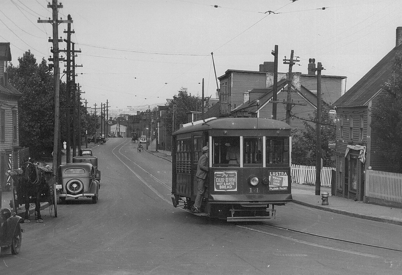 Street car in the late 1930's - original