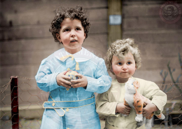 Titanic survivors, Michel and Edmond Navratil.