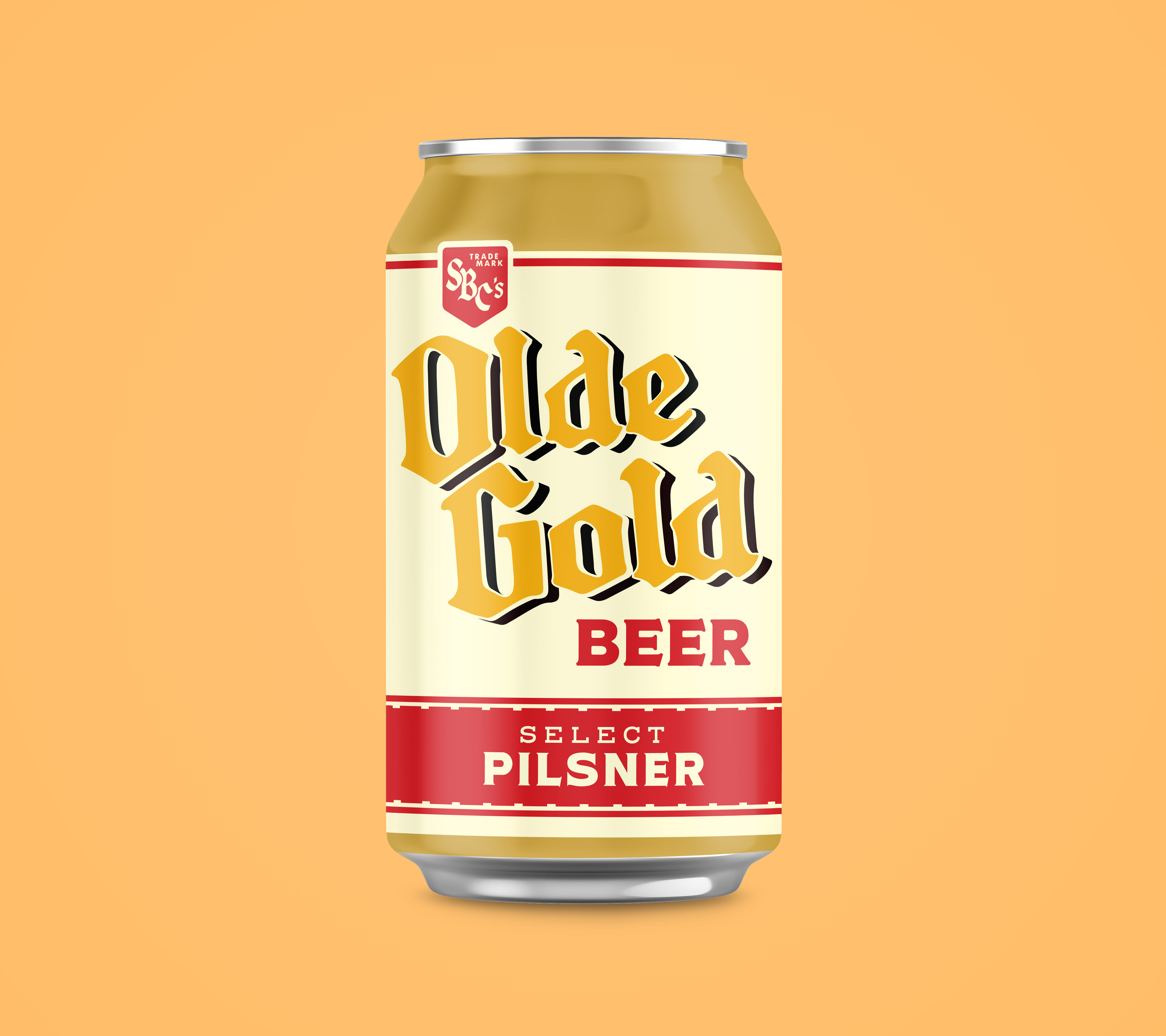 Olde Gold Pilsener Mockup