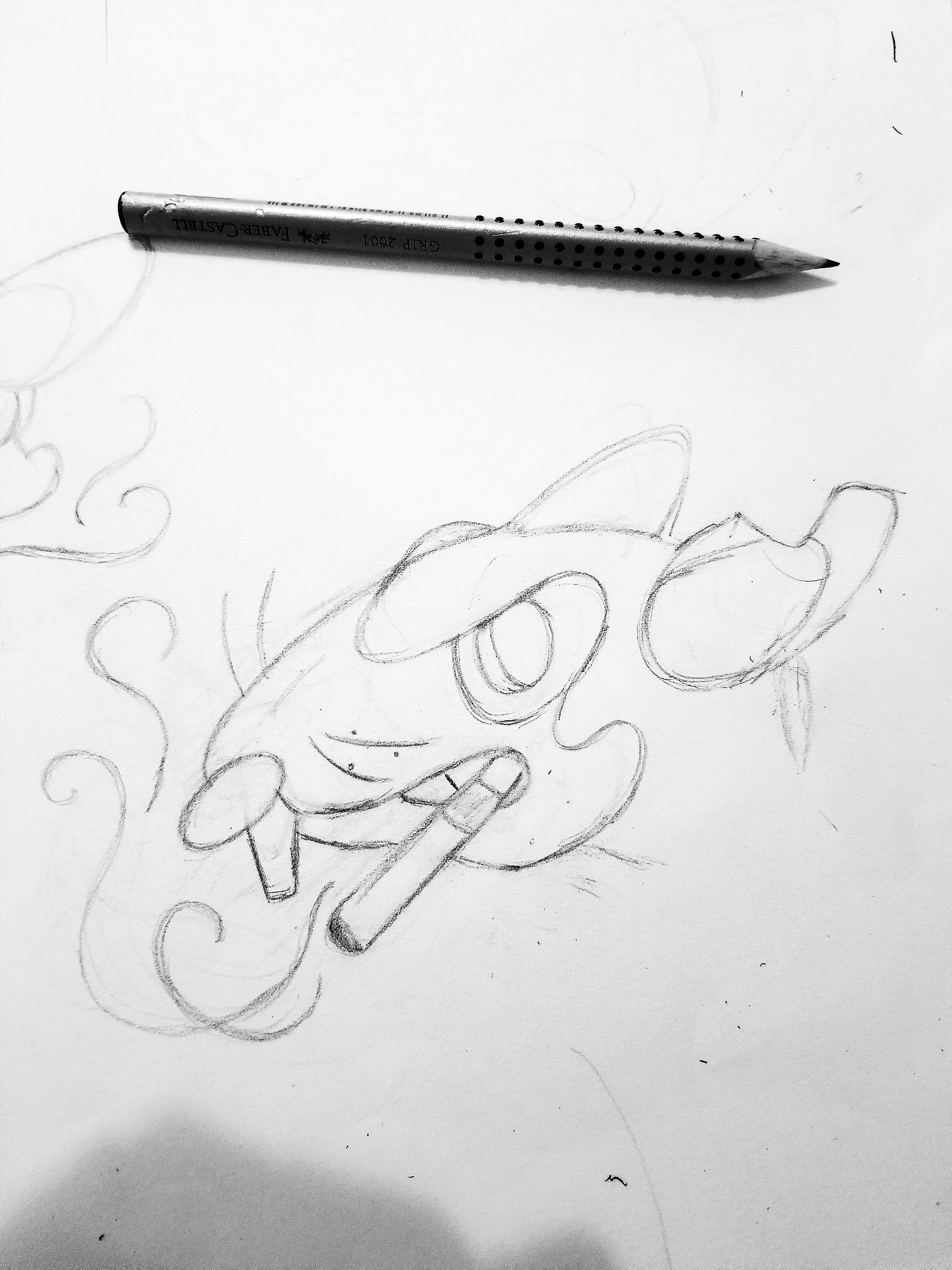 Early sketches of the Red Sox Rat