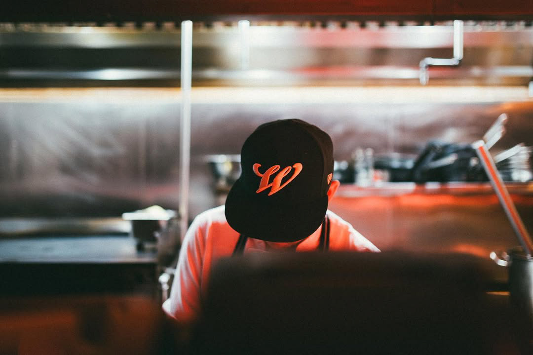Wright's Logo on Hat