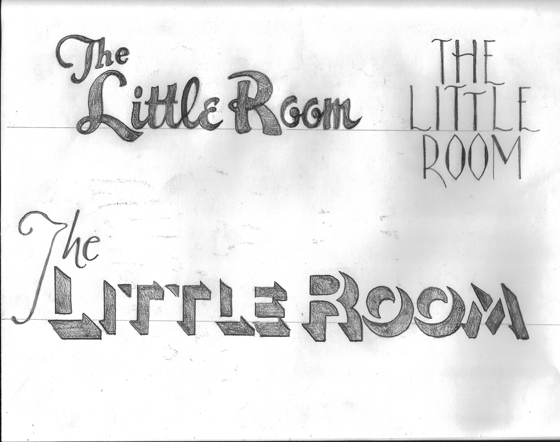 Early Little Room Sketches