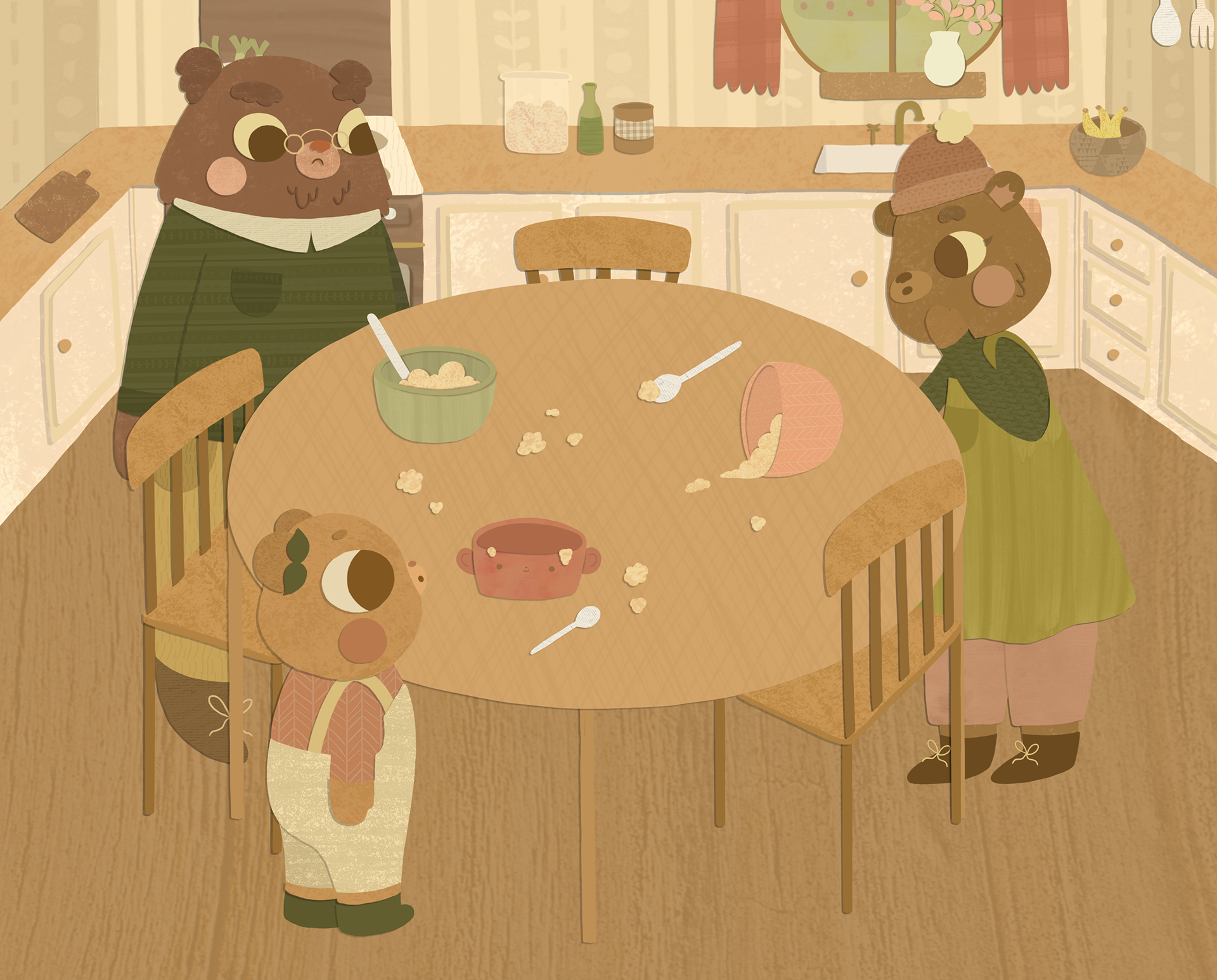 The Bears find their eaten porridge