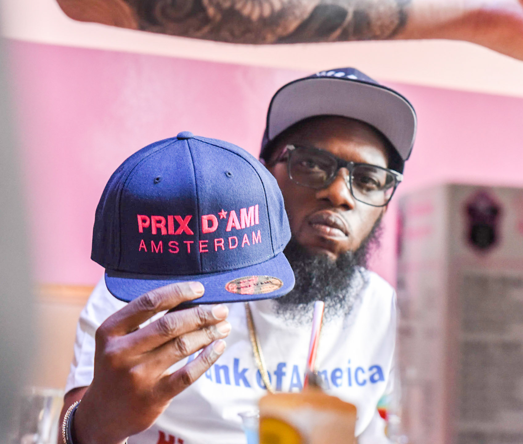 Prix D'Dami Coffeeshop. 420 smoke up with musicians Freeway and Mario Cash.