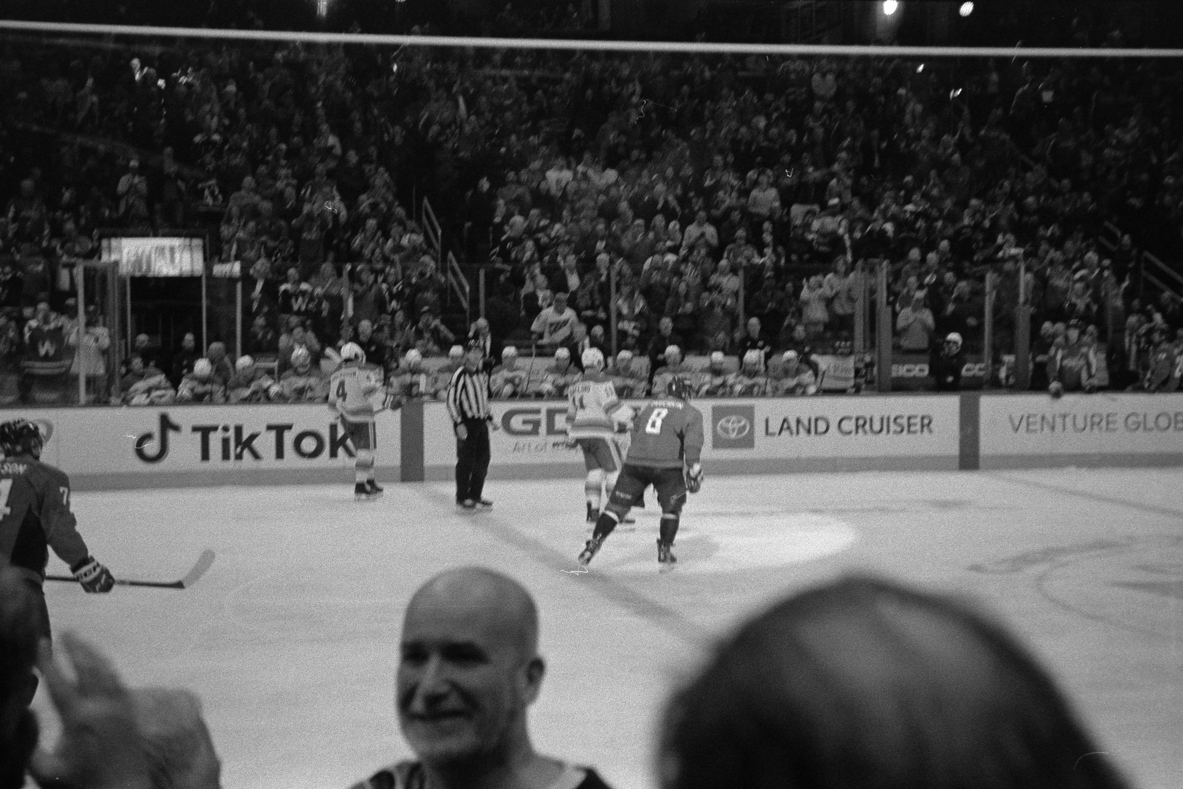 Missed focus but sometimes its the memory that counts.  Ovechkin's Goal 883 #GR8Chase