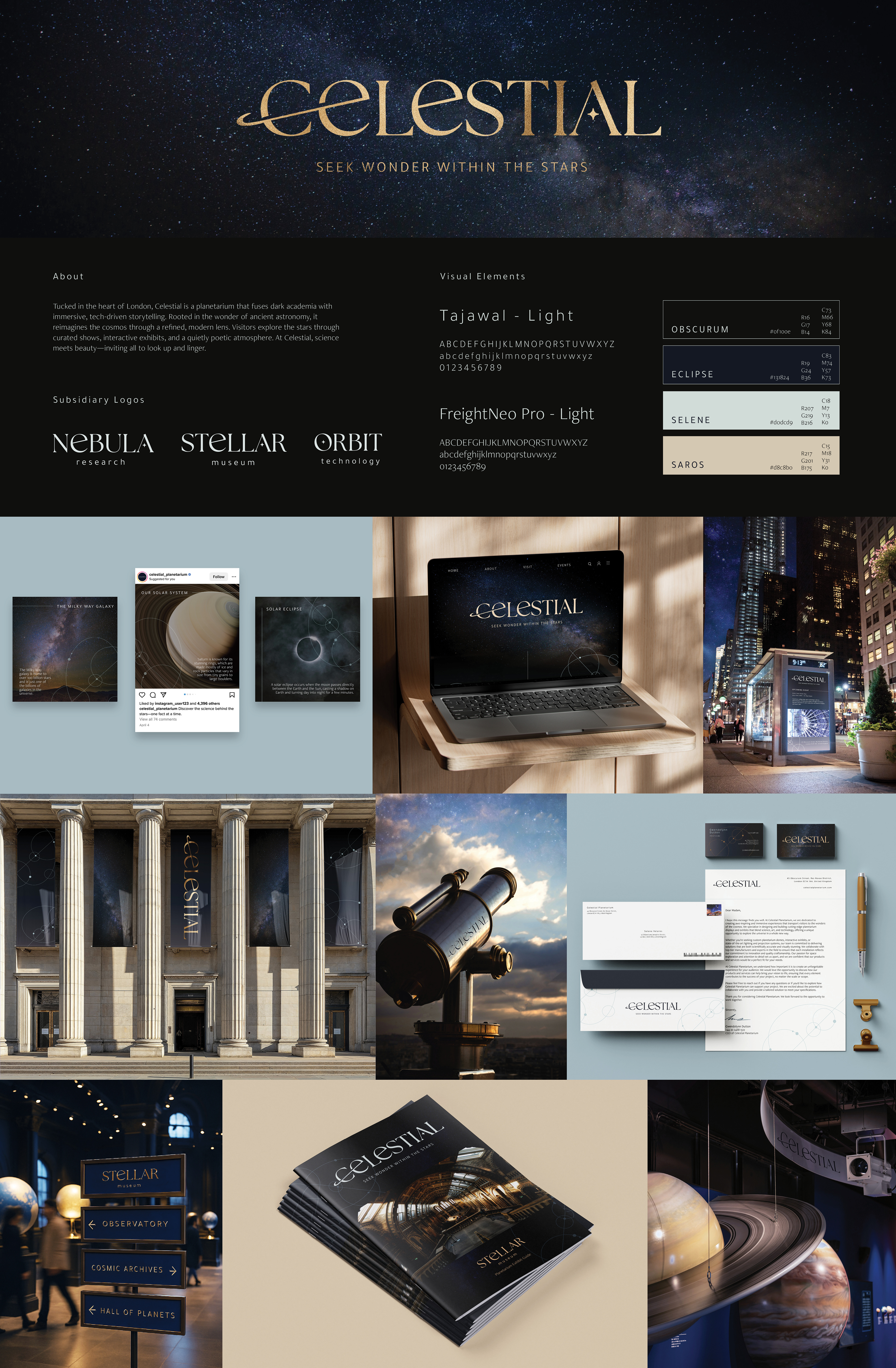 Poster with branded extensions and visual element details.