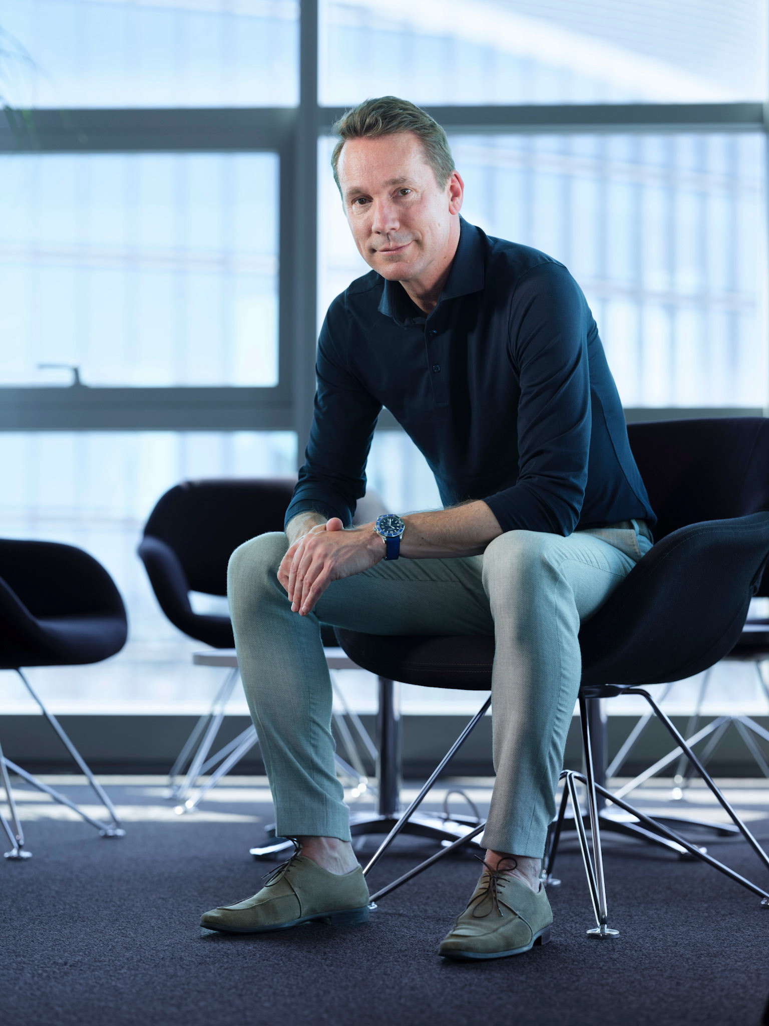 BRUSSELS, Jo Brouns portrait of the Minister of the Flemish Government pict by Frank Abbeloos