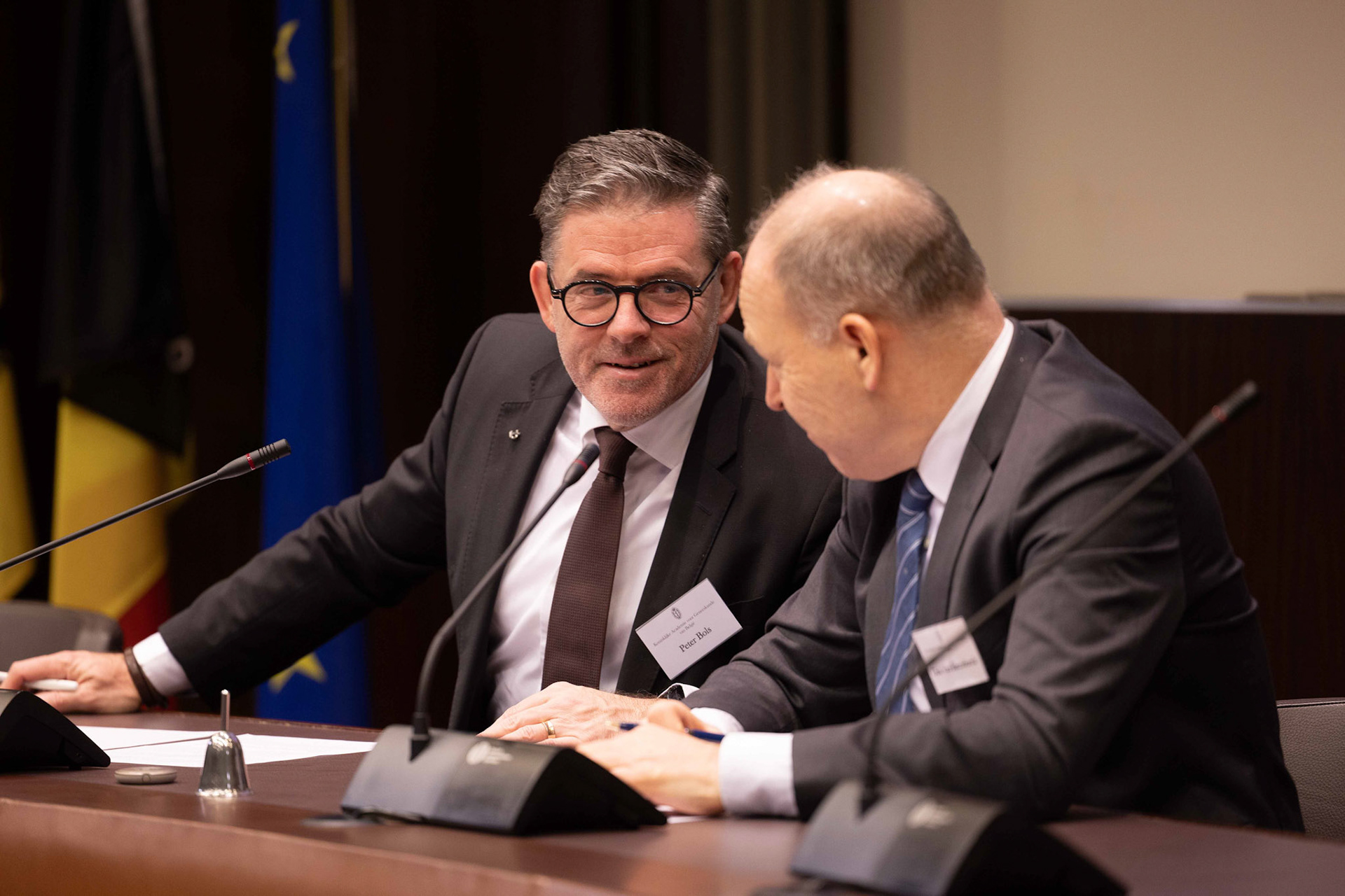 BRUSSELS, Koninklijke Academie huldigt ere-leden pict FRANK ABBELOOS