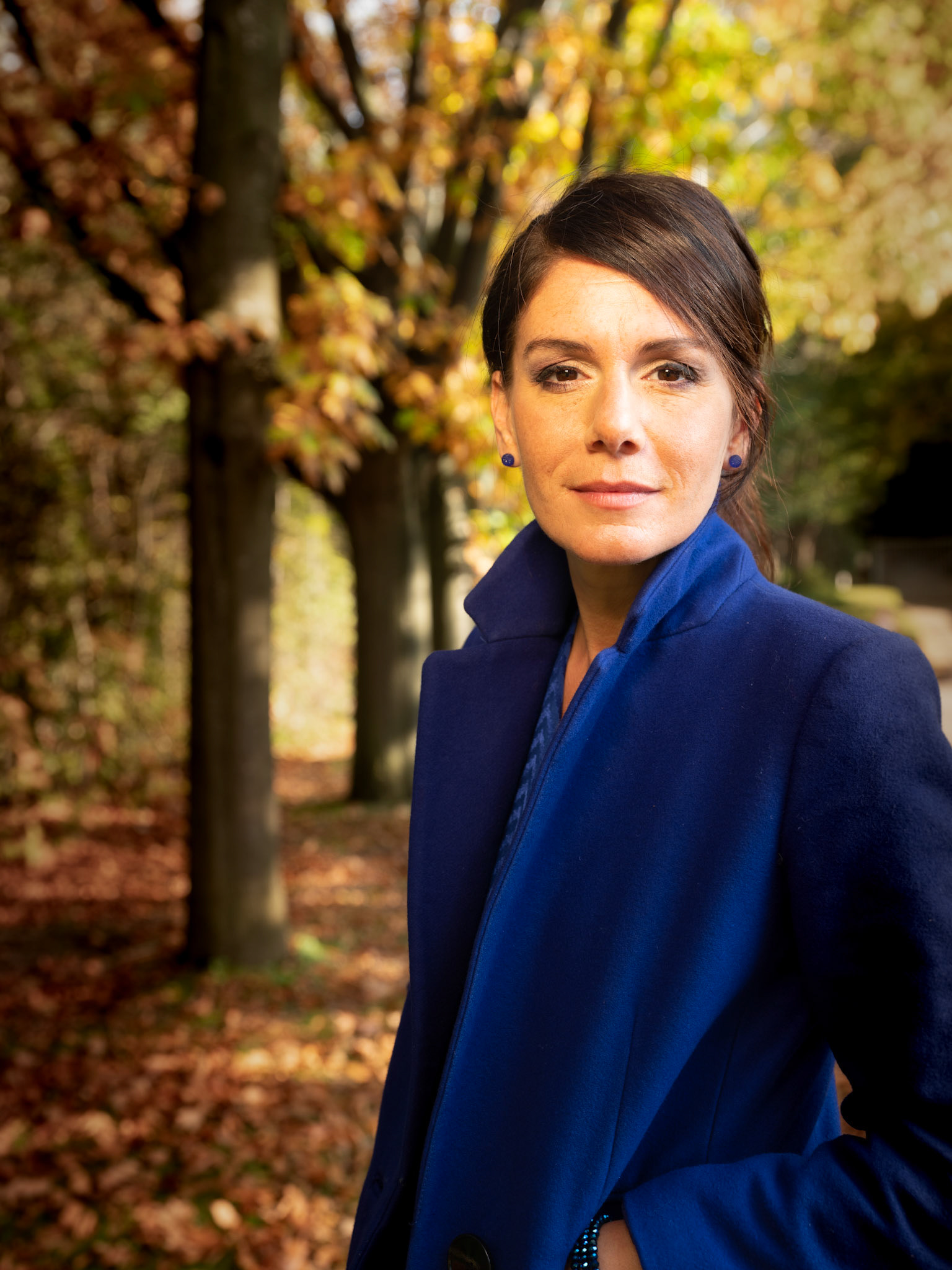 20191031 BRUSSEL BELGIUM VRT Fatma Taspinar journalist tv personality  EEN  Frank Abbeloos