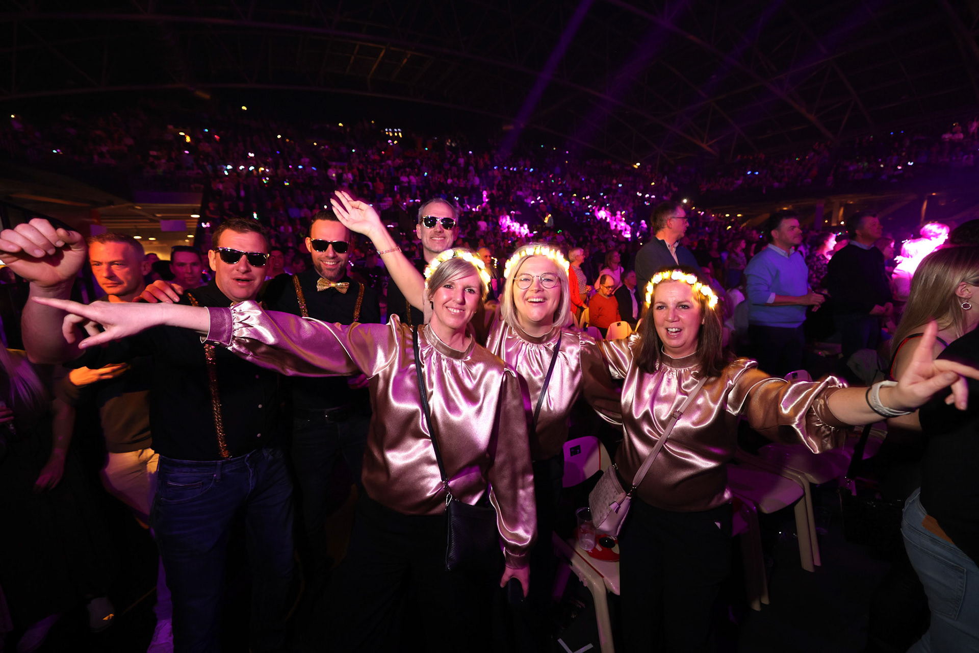 HASSELT, BELGIUM - MARCH 24: sfeer ambiance during the 16th edition of the ‘Schlagerfstival’ in the Trixxo Arena pict FRANK ABBELOOS