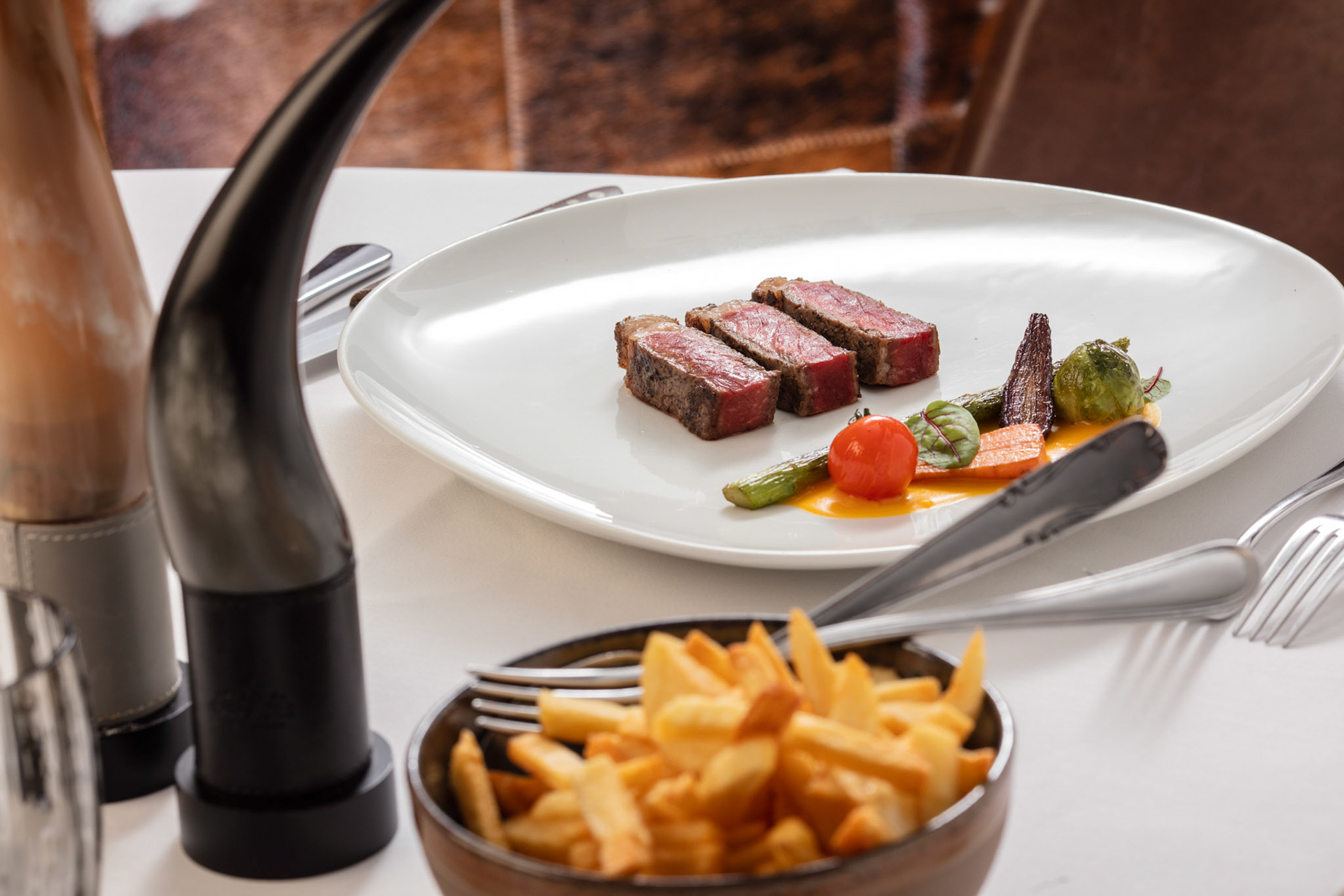 20181105 BERLARE Belgium Pur Boeuf Jeff Hanselaer chef en kweekt vlees voor restaurant pict FRANK ABBELOOS