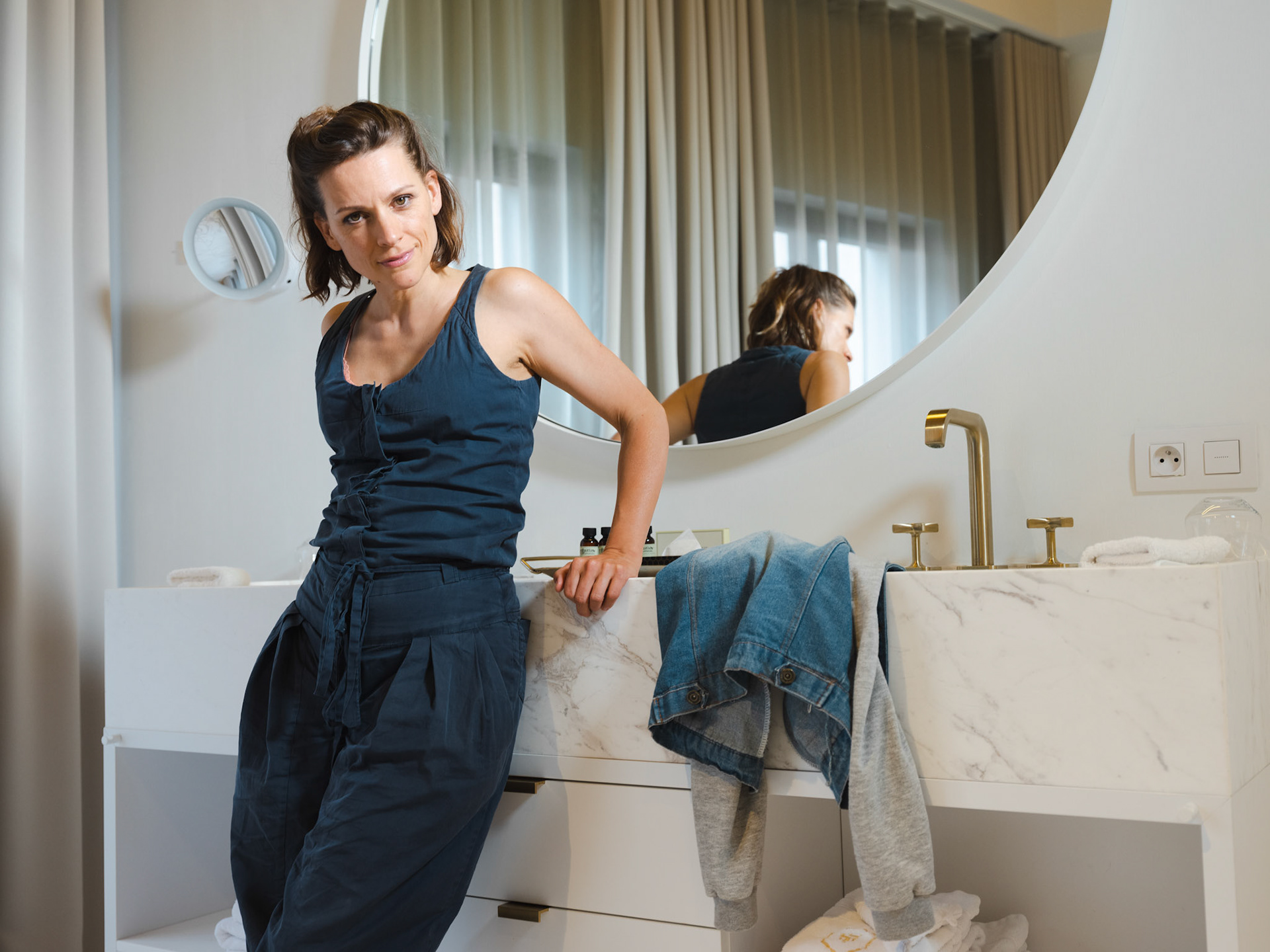 20210621 ANTWERPEN BELGIUM Veerle Baetens actress poses for the photographer pict FRANK ABBELOOS