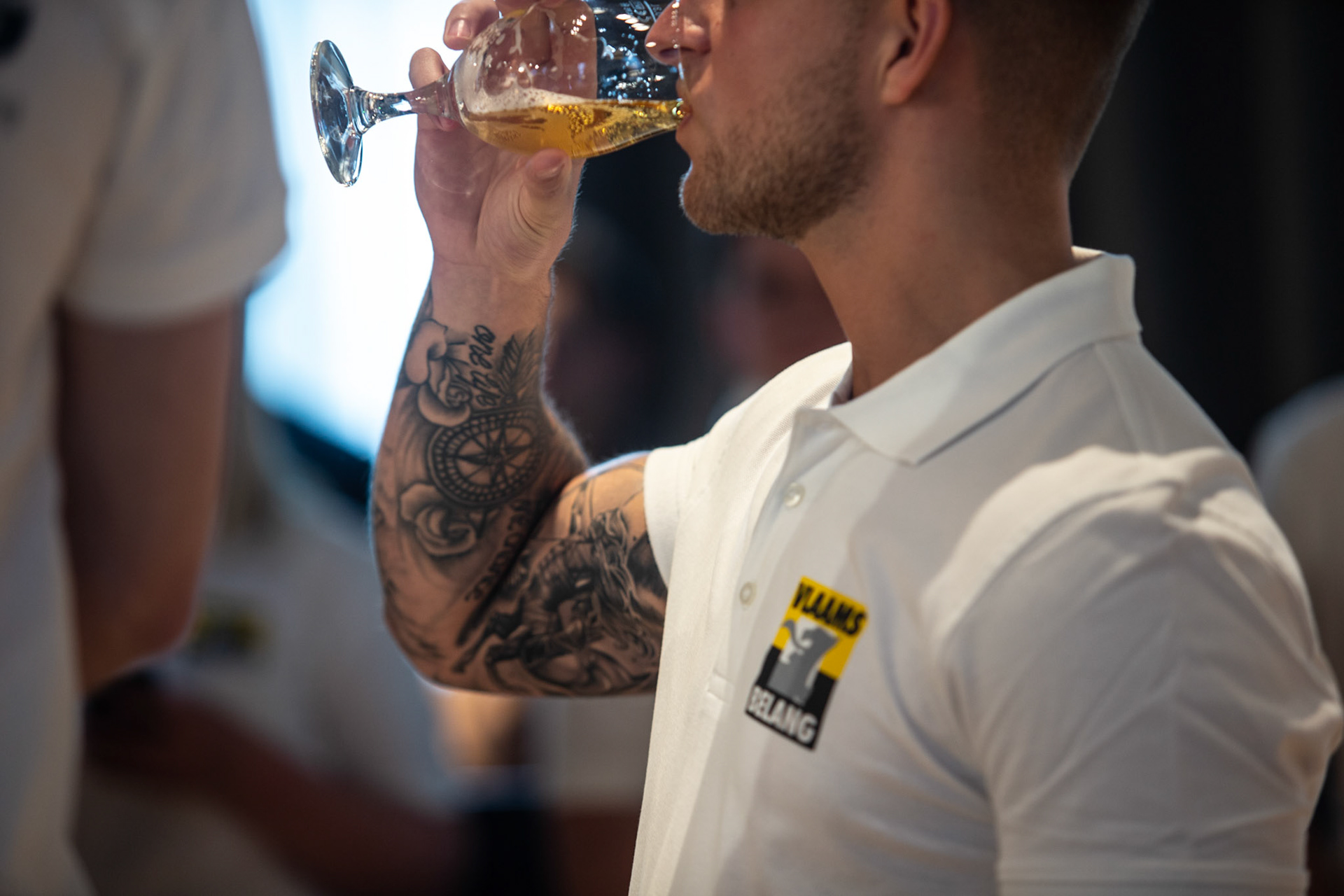 LONDERZEEL, Belgium Hotel ten Berg Vlaams Belang viert de verkiezingsoverwinning Pict Frank Abbeloos