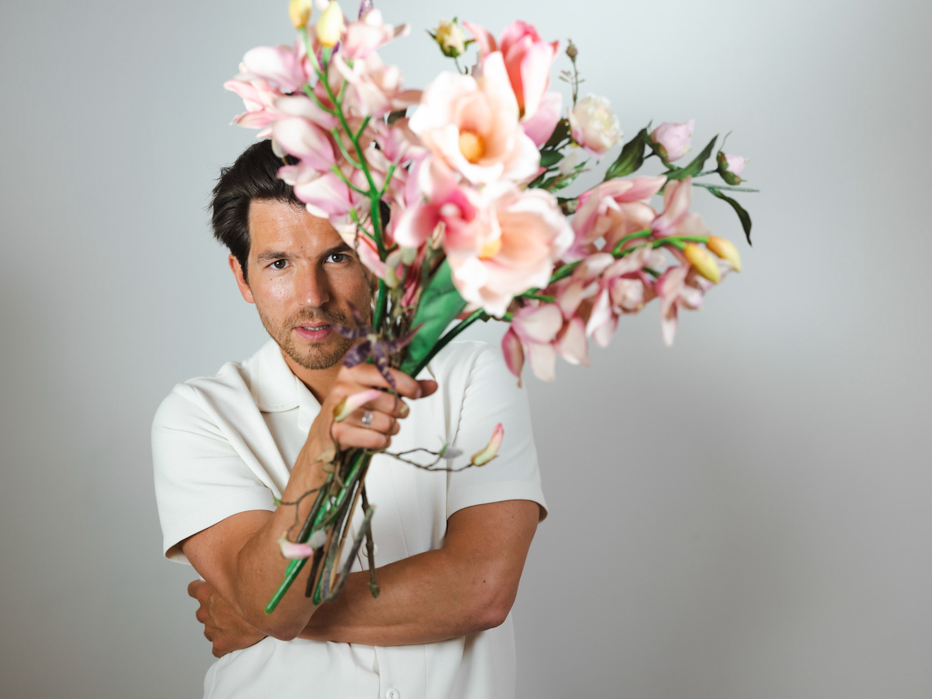20210621 ANTWERPEN BELGIUM Matteo Simoni actor poses for the photographer pict FRANK ABBELOOS
