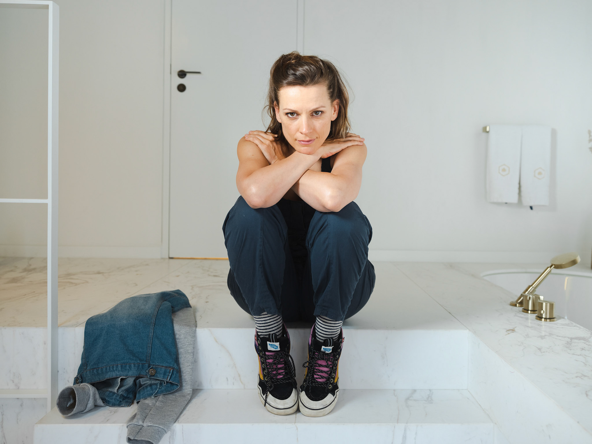 20210621 ANTWERPEN BELGIUM Veerle Baetens actress poses for the photographer pict FRANK ABBELOOS