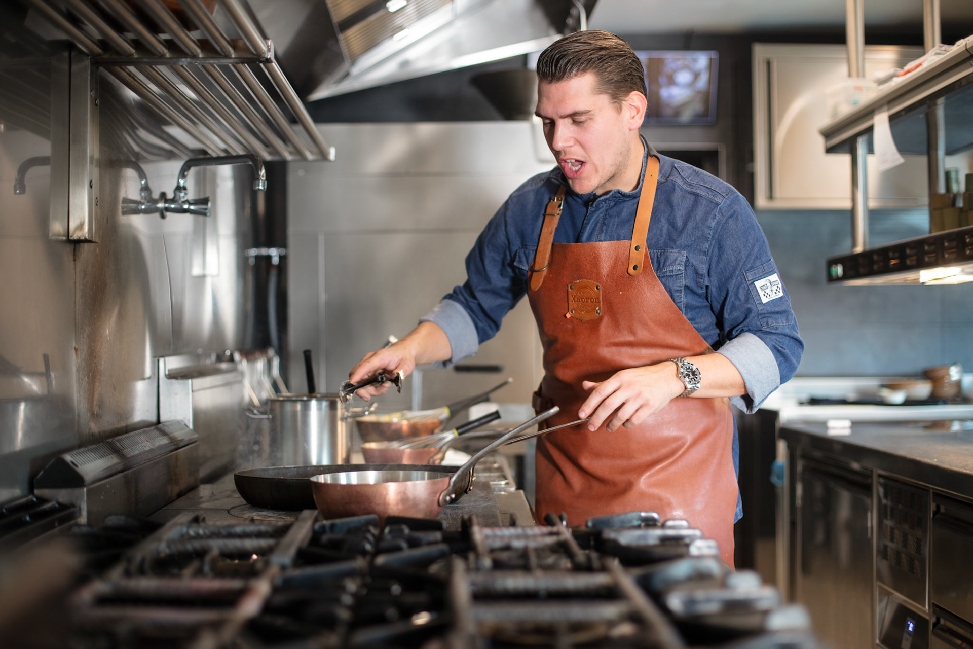 20181105 BERLARE Belgium Pur Boeuf Jeff Hanselaer chef en kweekt vlees voor restaurant pict FRANK ABBELOOS