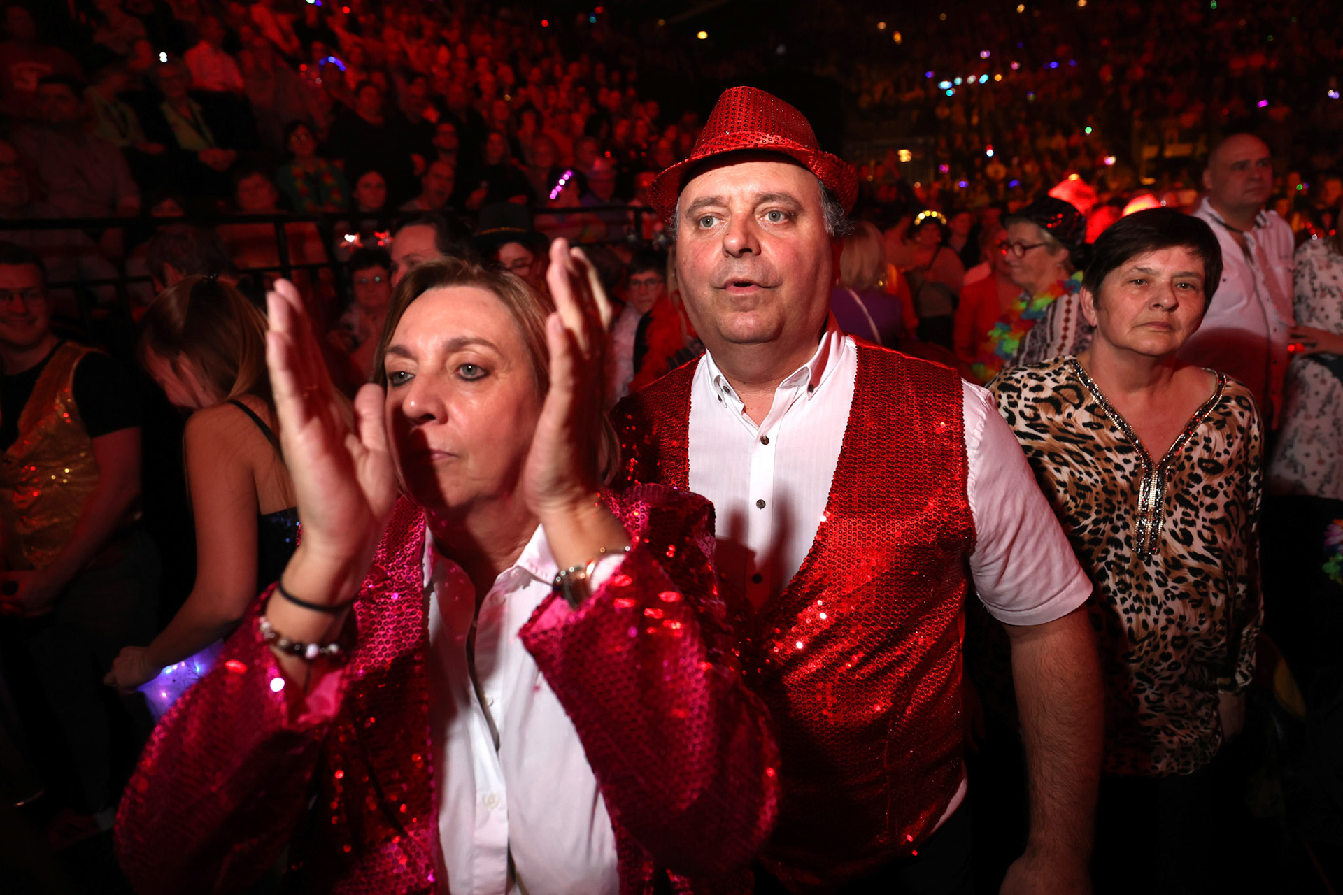 HASSELT, BELGIUM - MARCH 24: sfeer ambiance during the 16th edition of the ‘Schlagerfstival’ in the Trixxo Arena pict FRANK ABBELOOS