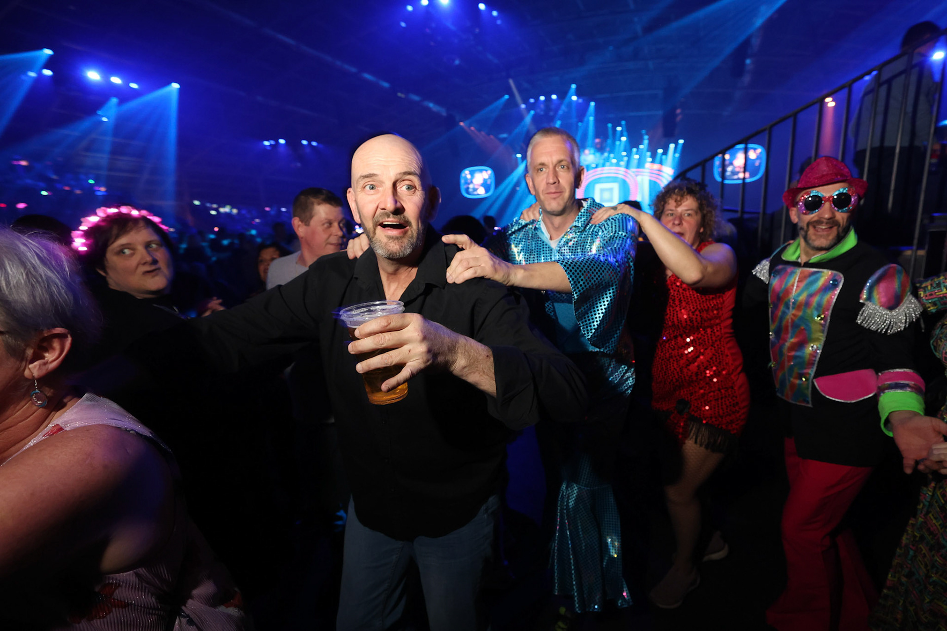 HASSELT, BELGIUM - MARCH 24: sfeer ambiance during the 16th edition of the ‘Schlagerfstival’ in the Trixxo Arena pict FRANK ABBELOOS