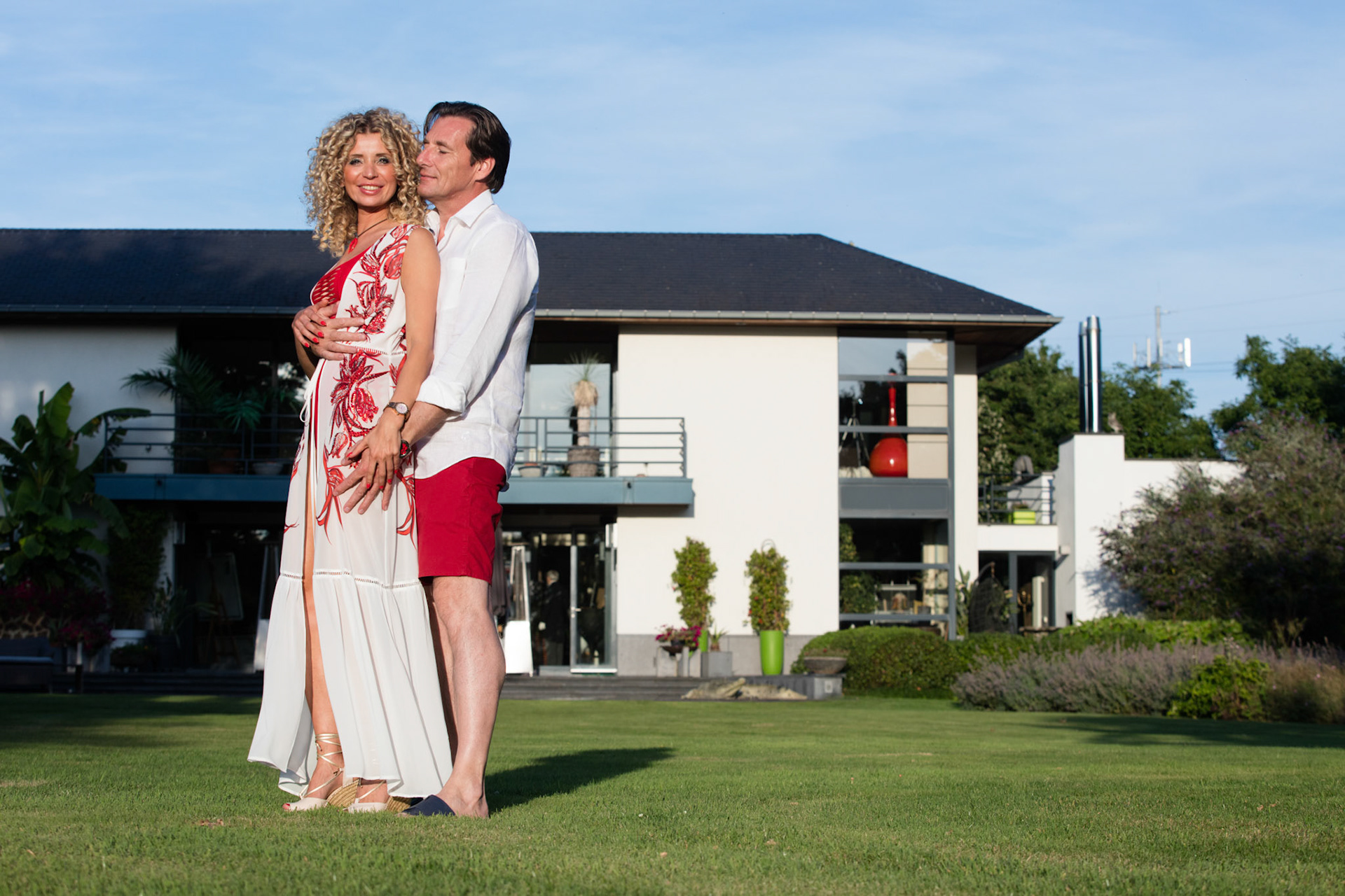 20170715 HERENTALS Belgium Harry en Olga form The Sky is the Limit Schurmans last pictures before demolition of their house en facing new projects home garden pict FRANK ABBELOOS