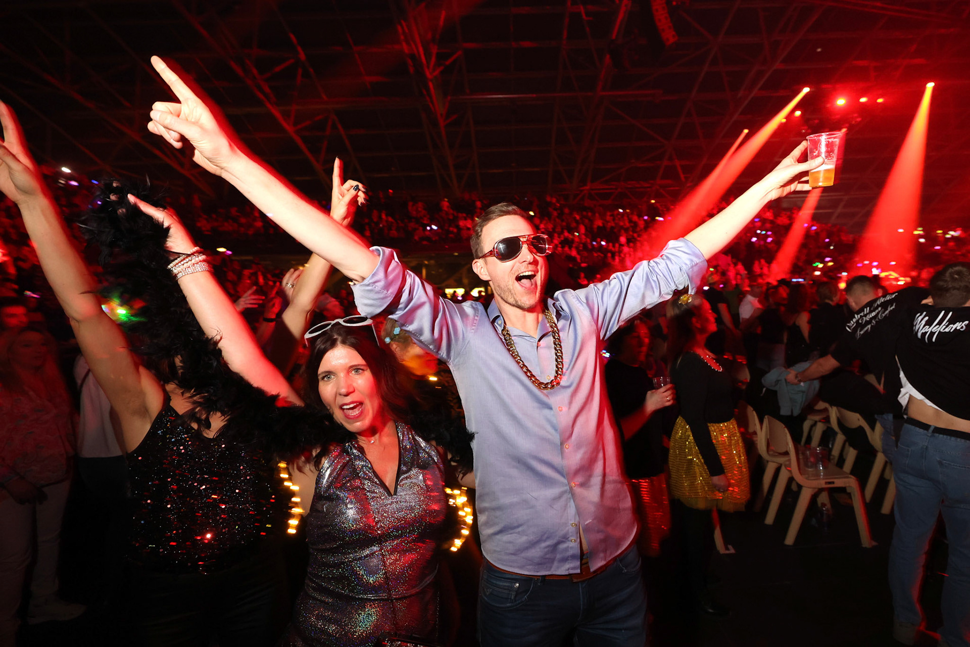HASSELT, BELGIUM - MARCH 24: sfeer ambiance during the 16th edition of the ‘Schlagerfstival’ in the Trixxo Arena pict FRANK ABBELOOS