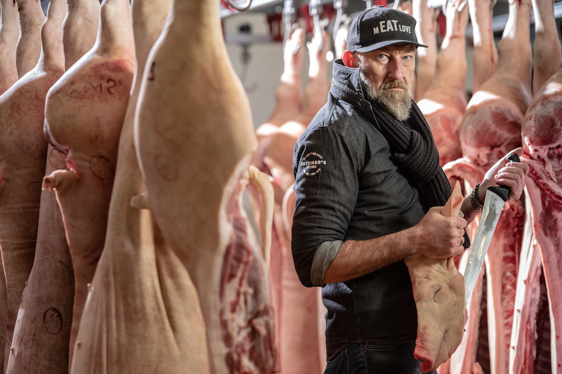 20190207 AARTSELAAR Belgium Butcher Butchers Craft Luc De Laet ambachtelijk slager die zijn activiteit groots aanpakt pict FRANK ABBELOOS