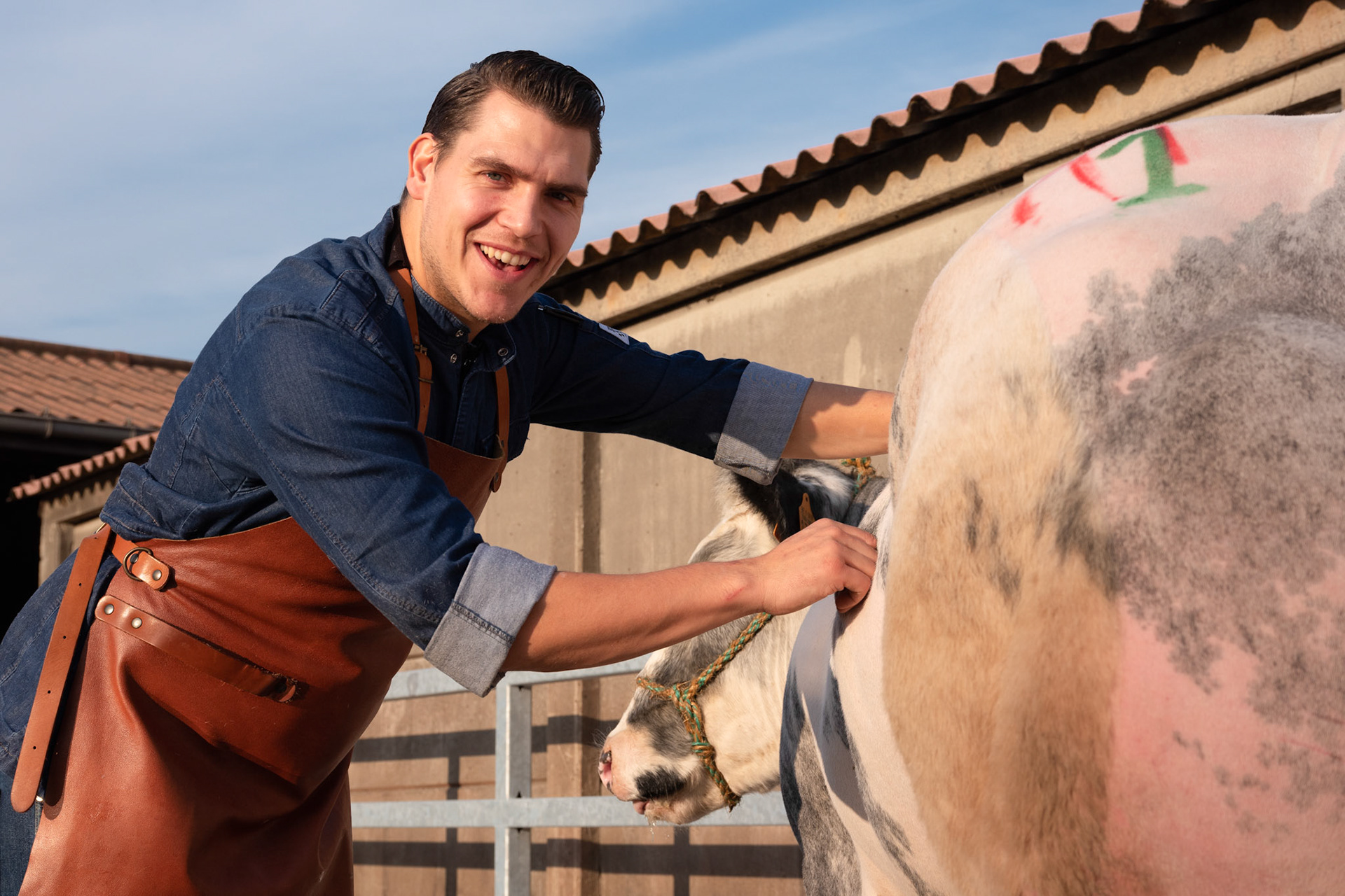 20181105 BERLARE Belgium Pur Boeuf Jeff Hanselaer chef en kweekt vlees voor restaurant pict FRANK ABBELOOS