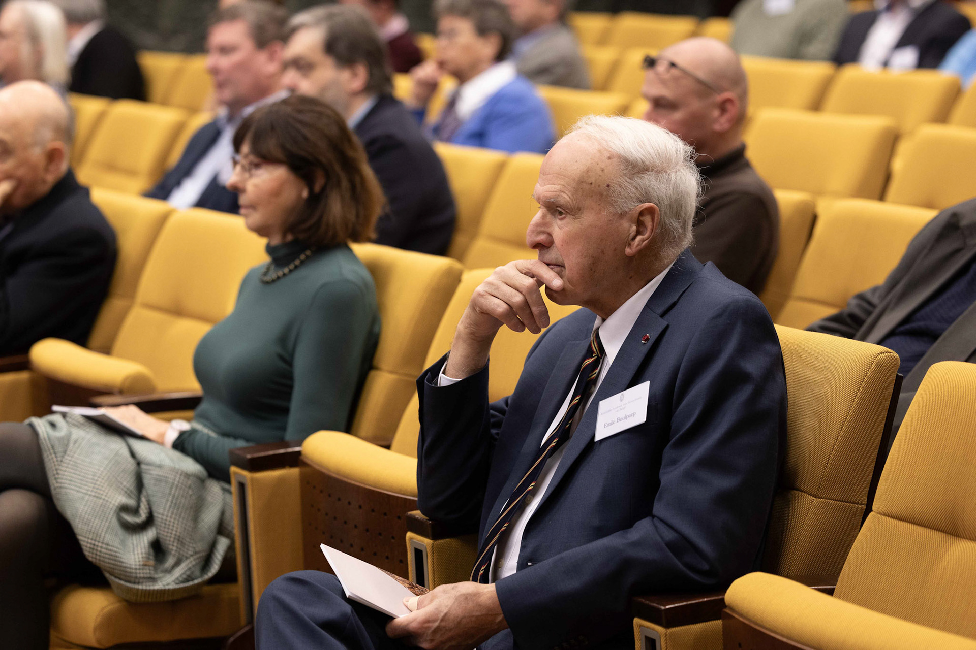 BRUSSELS, Koninklijke Academie huldigt ere-leden pict FRANK ABBELOOS