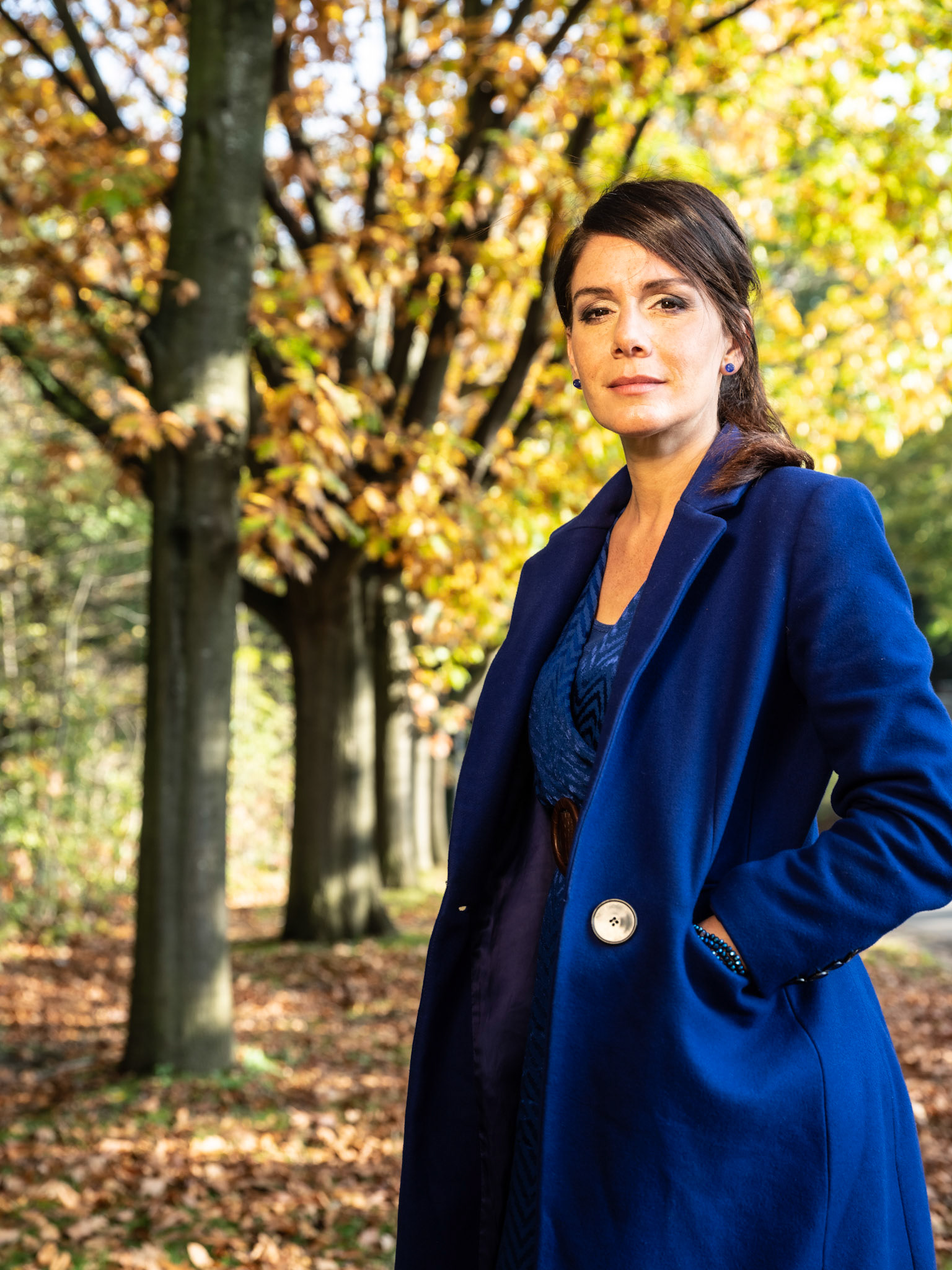 20191031 BRUSSEL BELGIUM VRT Fatma Taspinar journalist tv personality  EEN  Frank Abbeloos