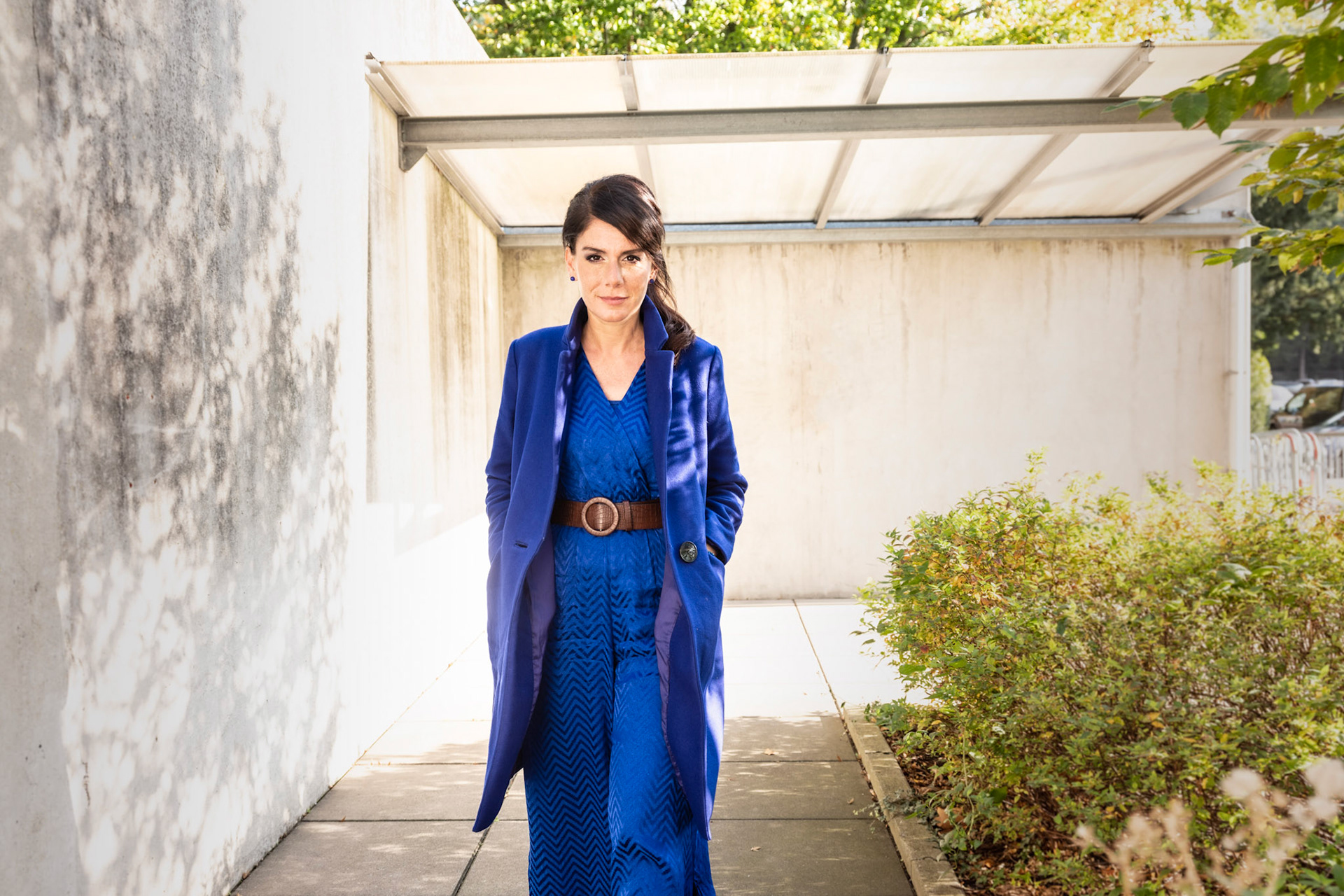 20191031 BRUSSEL BELGIUM VRT Fatma Taspinar journalist tv personality  EEN  Frank Abbeloos