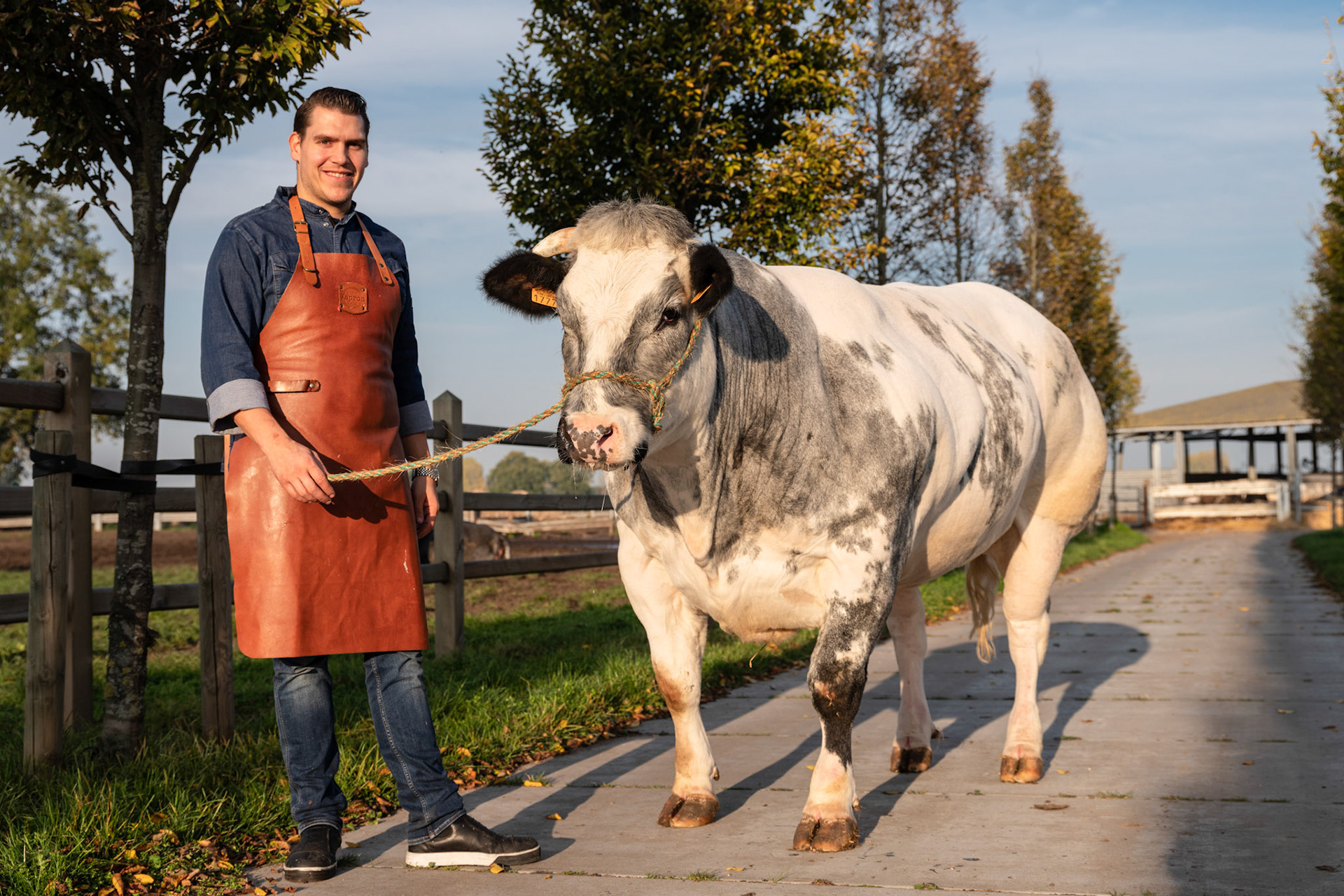 20181105 BERLARE Belgium Pur Boeuf Jeff Hanselaer chef en kweekt vlees voor restaurant pict FRANK ABBELOOS