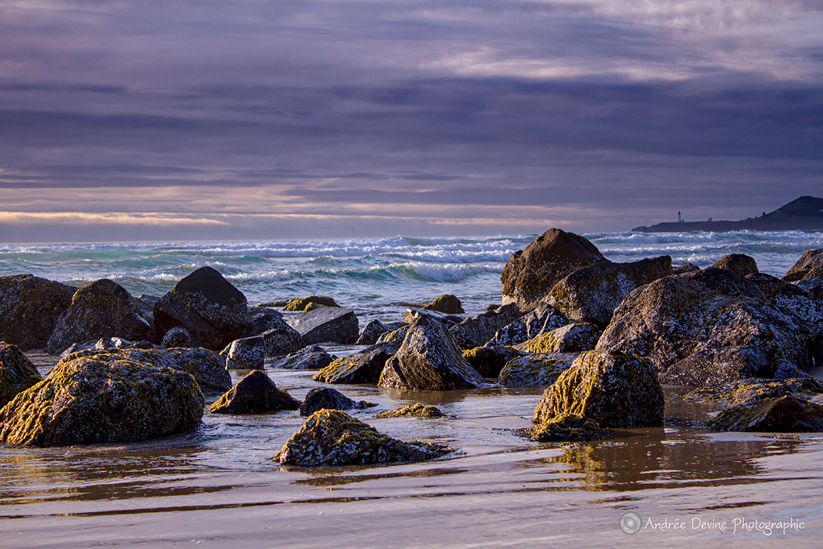 Winter Colors, Nye Beach, Newport Oregon