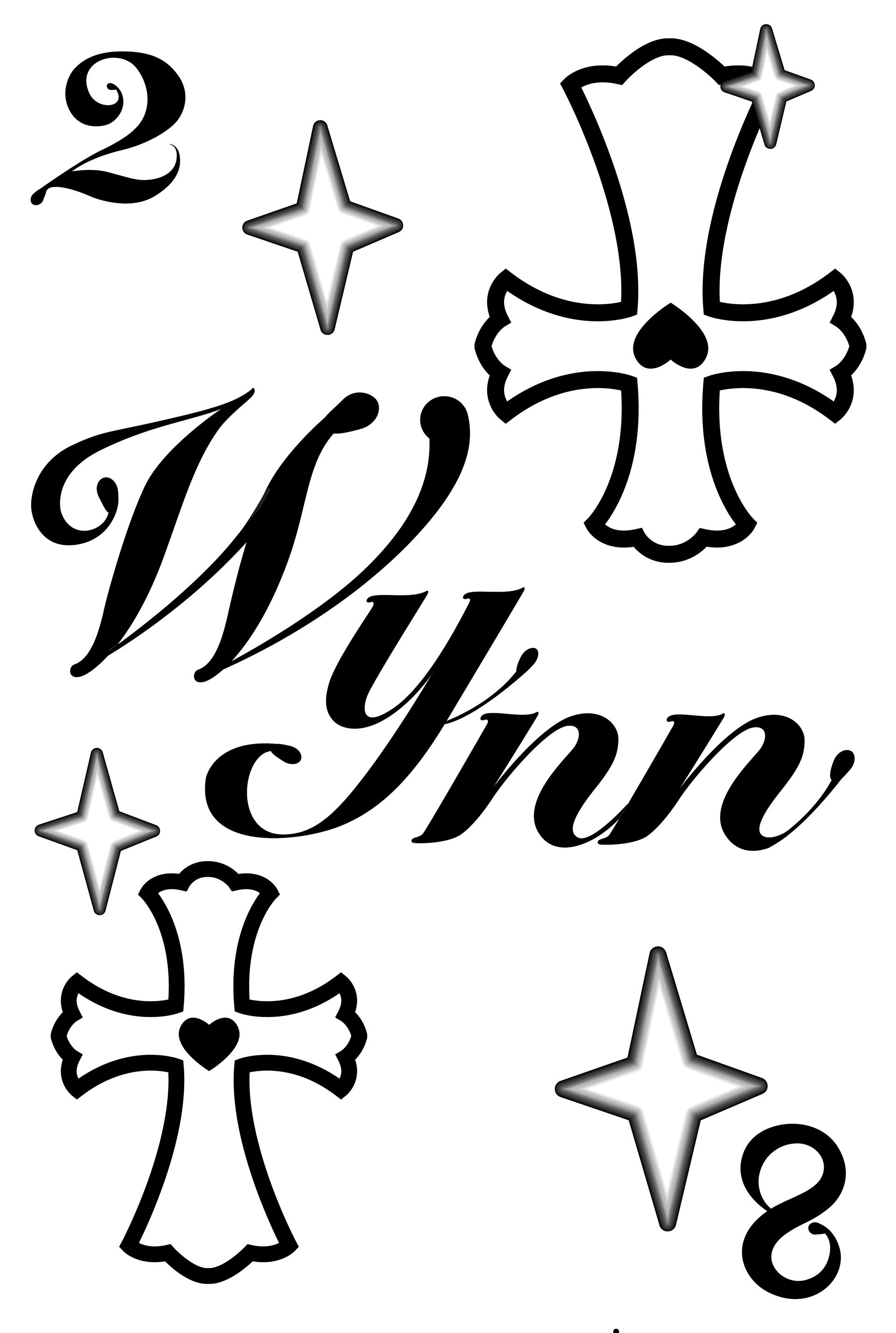 Font & Numbers- Adobe Illustrator