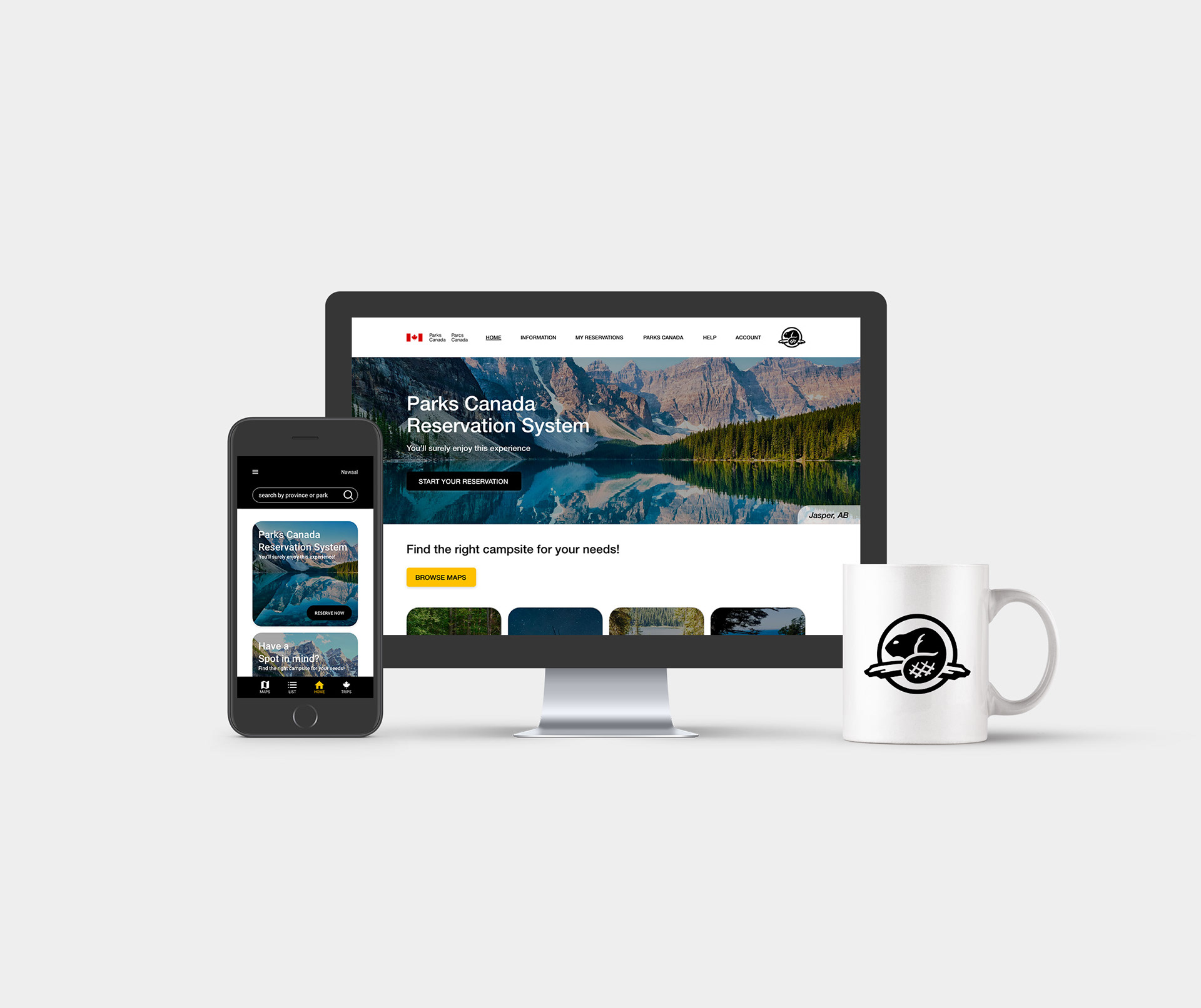 Parks Canada Reservations System Redesign