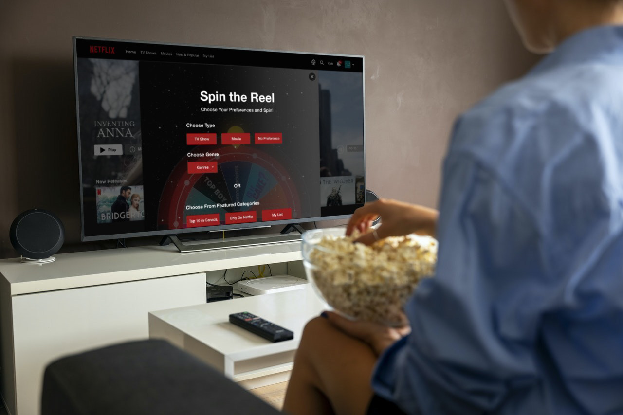 Spin the Reel - Netflix Feature Concept (Group Project)