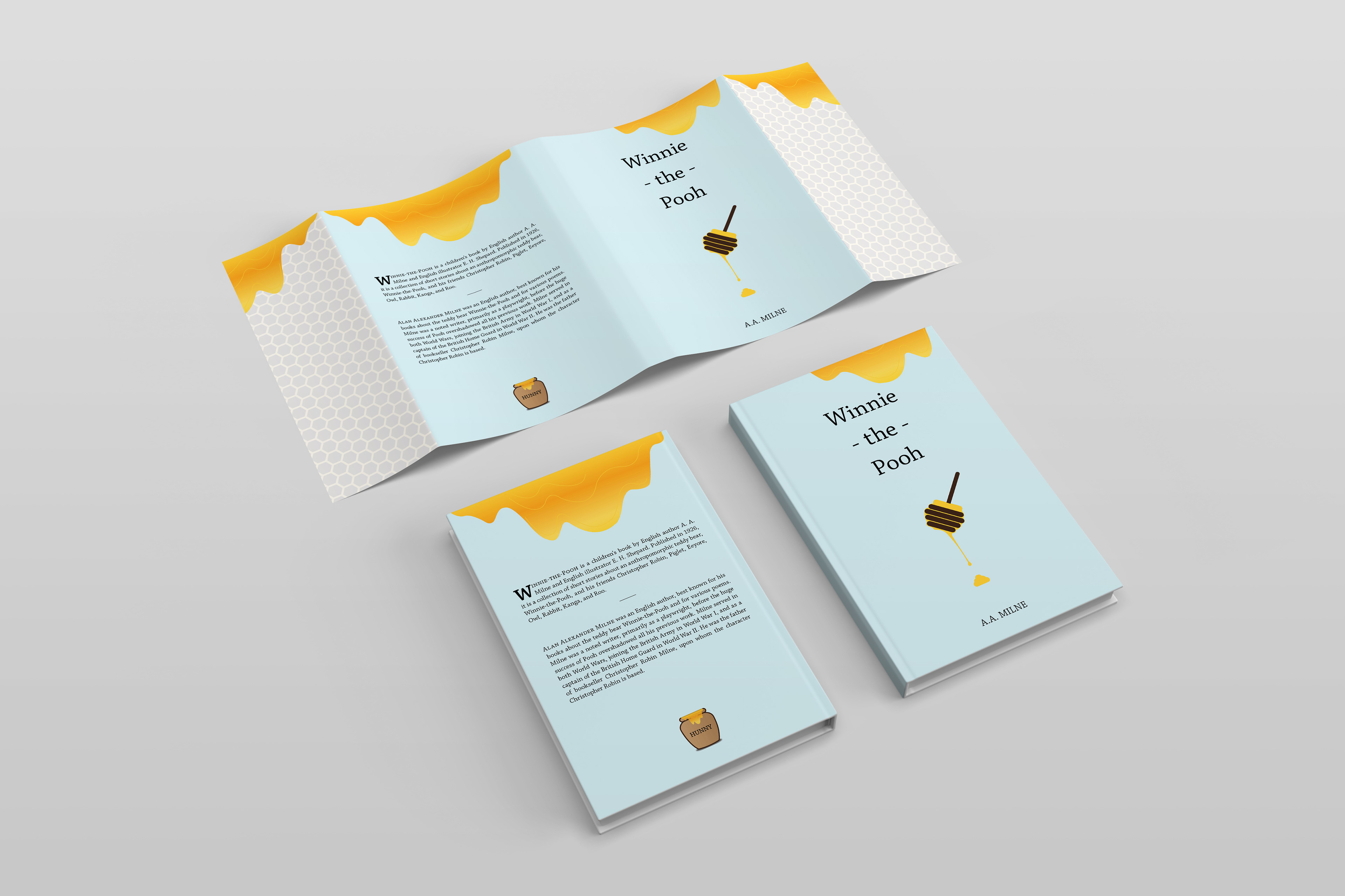 Book Redesign of "Winnie the Pooh" by A.A Milne