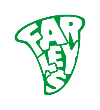 Farley's brandmark green variant.