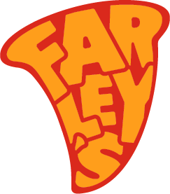 Farley's Pizzeria brandmark.
